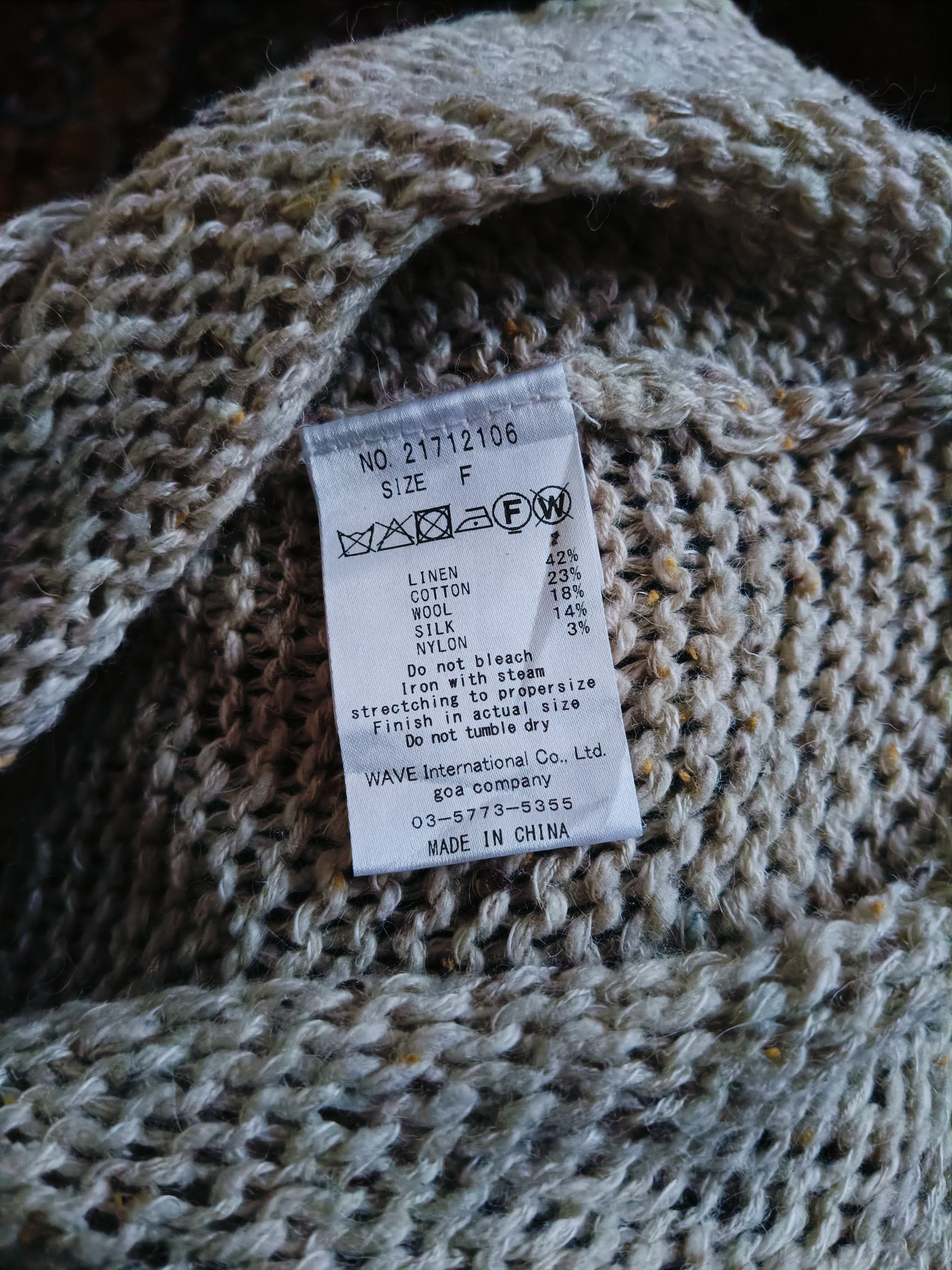 GOA Natural Vintage GOA distressed culture native knitwear Size ONE SIZE - 9 Thumbnail