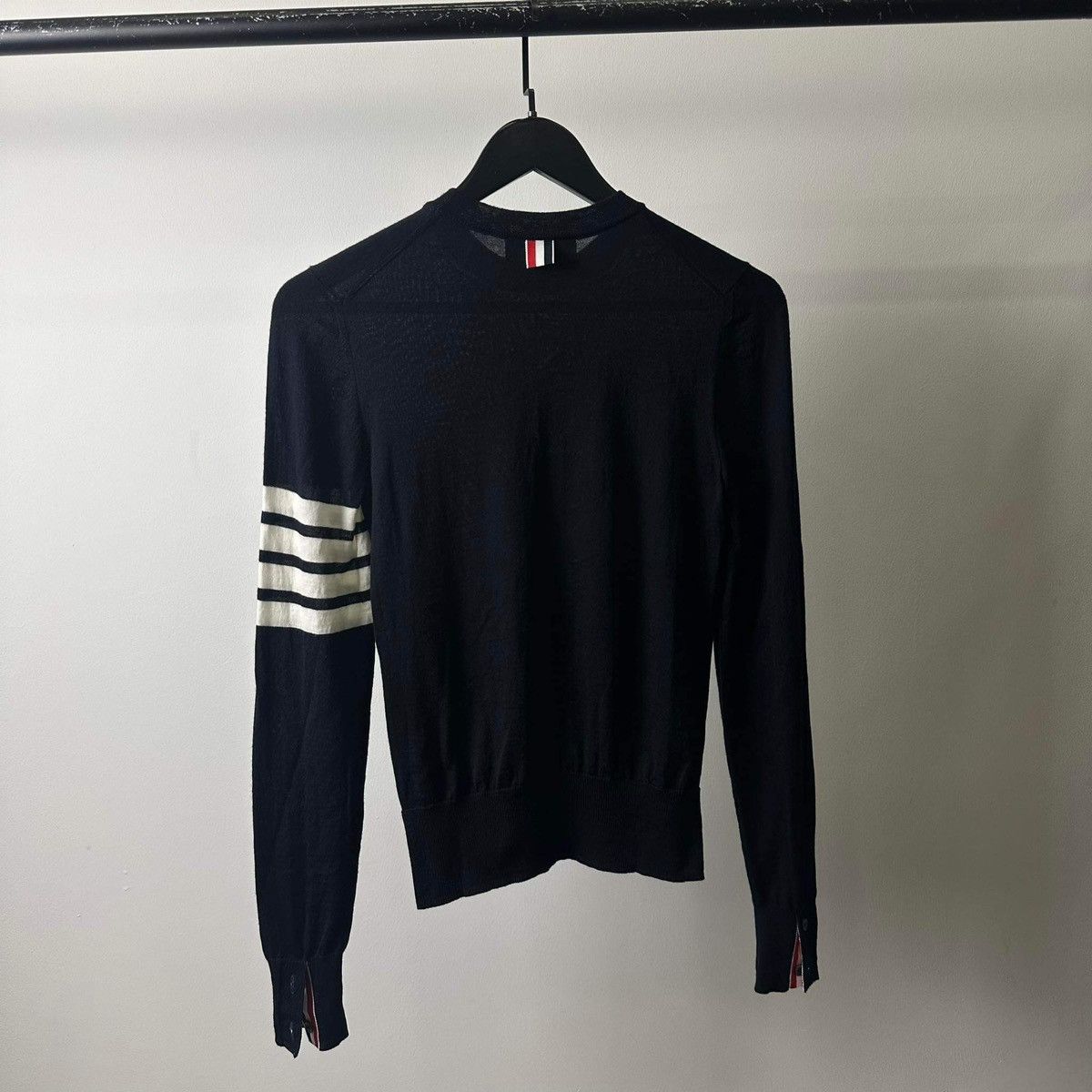 Thom Browne THOM BROWNE 4BAR NAVY WOOL KNITED Size XS / US 0-2 / IT 36-38 - 3 Thumbnail