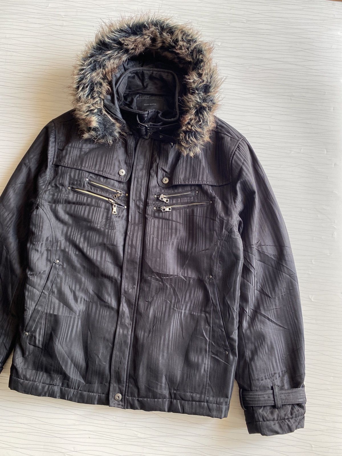 14th Addiction JAPANESE BRAND BAREFOOT FUR JACKET MULTI ZIPPER GHOTIC PUNK Size US L / EU 52-54 / 3 - 3 Thumbnail