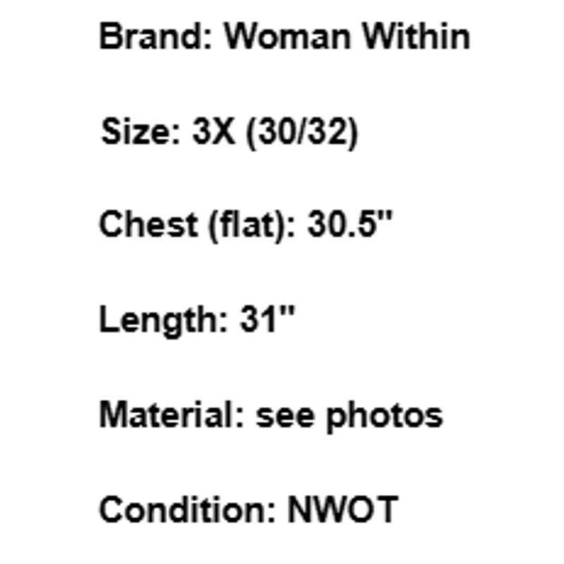 Other NEW Woman Within Top Plus Size 3X Pink Pintuck Lightweight Size 3XL / US 20-22 - 7 Thumbnail