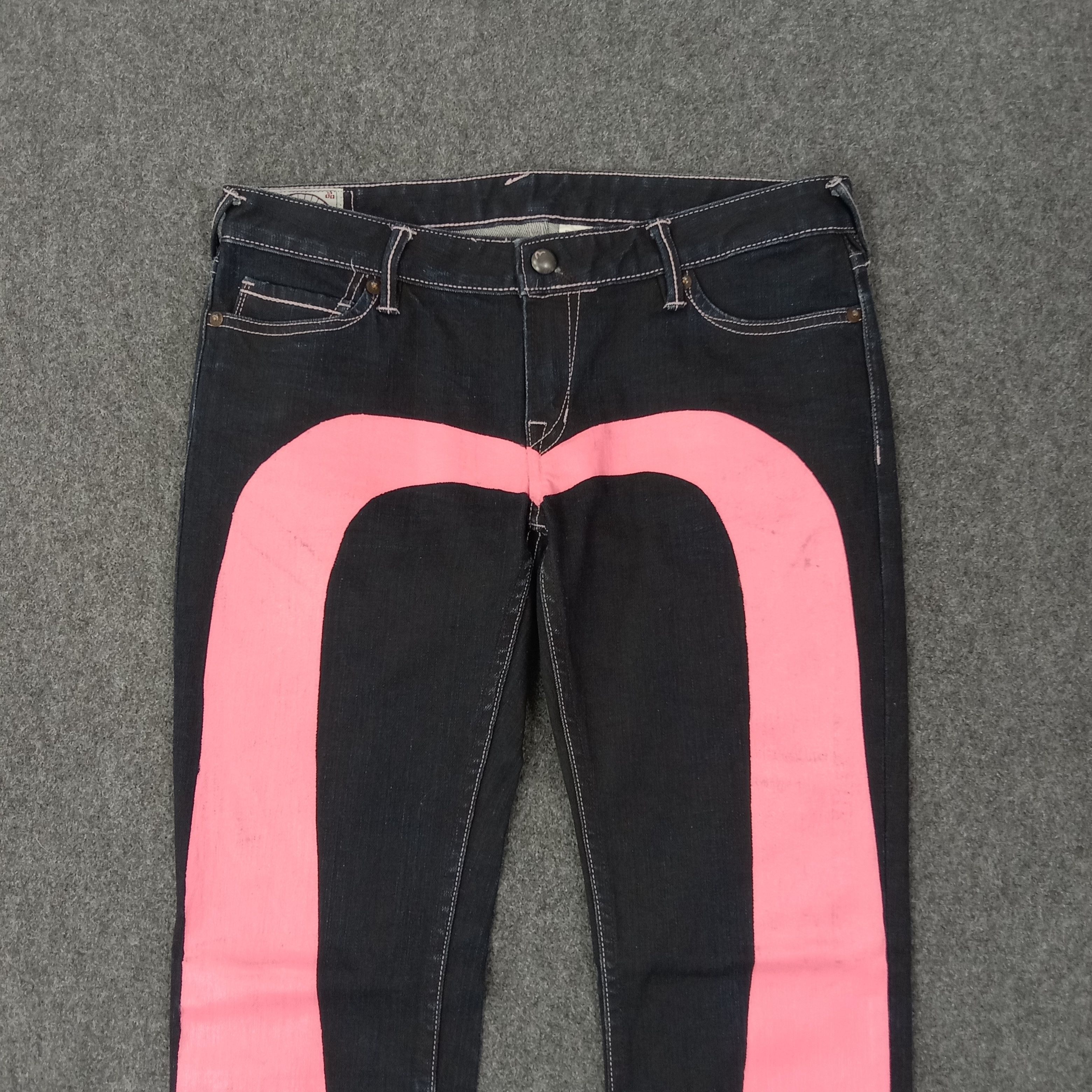 Evisu Evisu Japanese Brand Daicock Custom Art Denim Jeans C258N9 Size 30" / US 8 / IT 44 - 2 Thumbnail