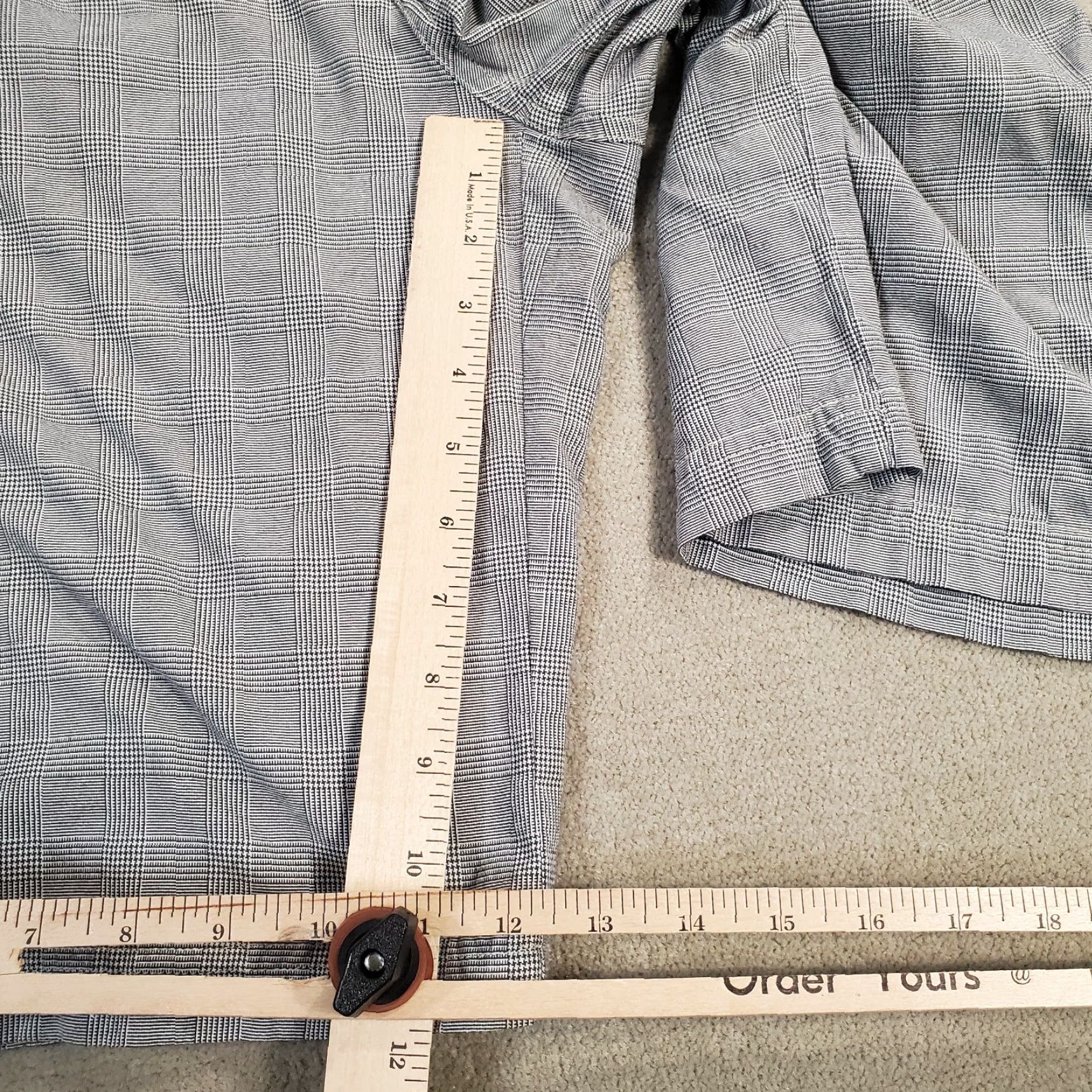 Patagonia Patagonia Shorts Mens 30 Gray Lightweight Outdoor Casual 57730 Plaid Chino Pocketed Outdoor Mens Size US 30 / EU 46 - 5 Thumbnail