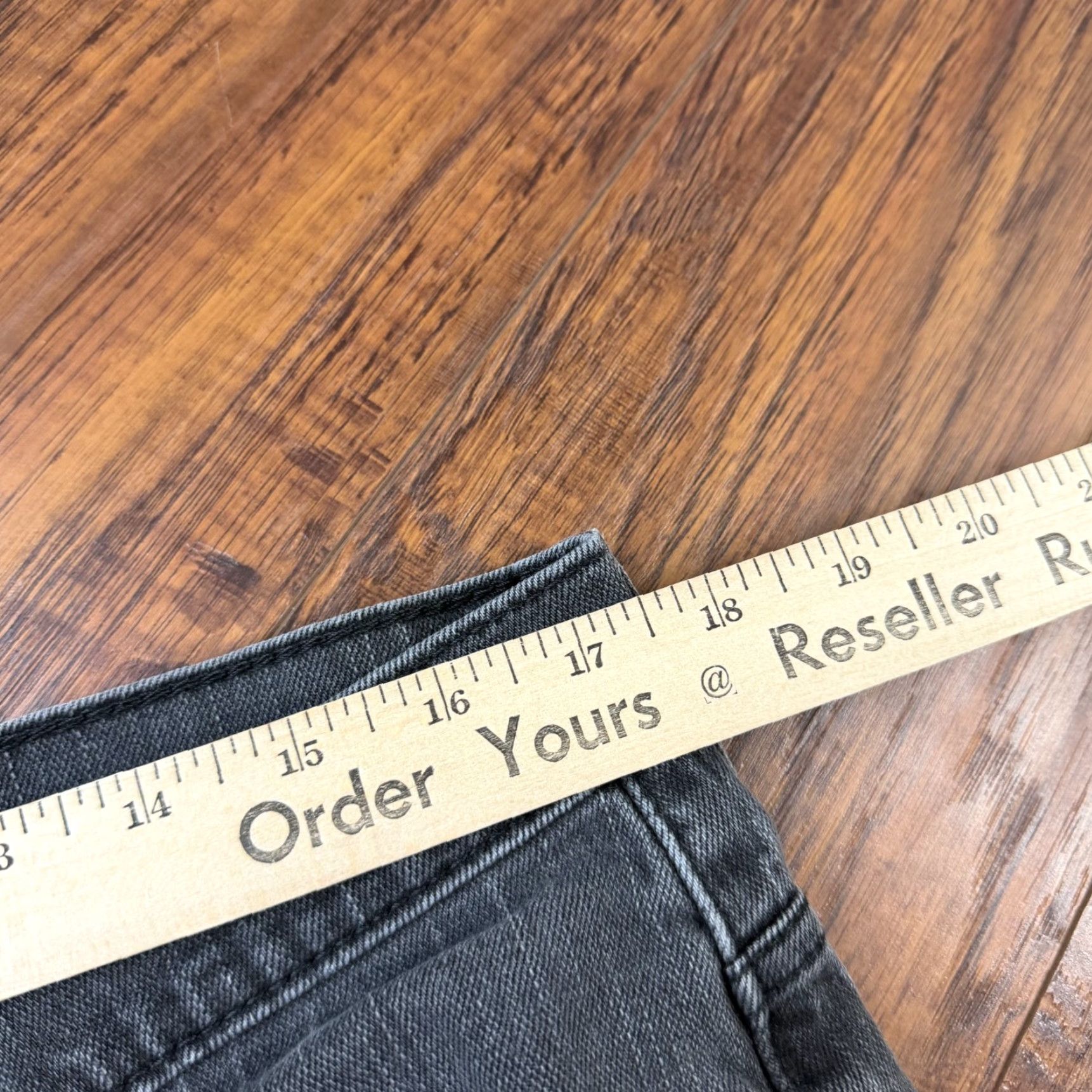 Levi's Levi's 569 Jeans Mens 36 Gray Straight Relaxed Denim Stretch 34x31 Dark Wash Logo Pockets Mid Rise Regular Inseam 31 Size US 34 / EU 50 - 5 Thumbnail