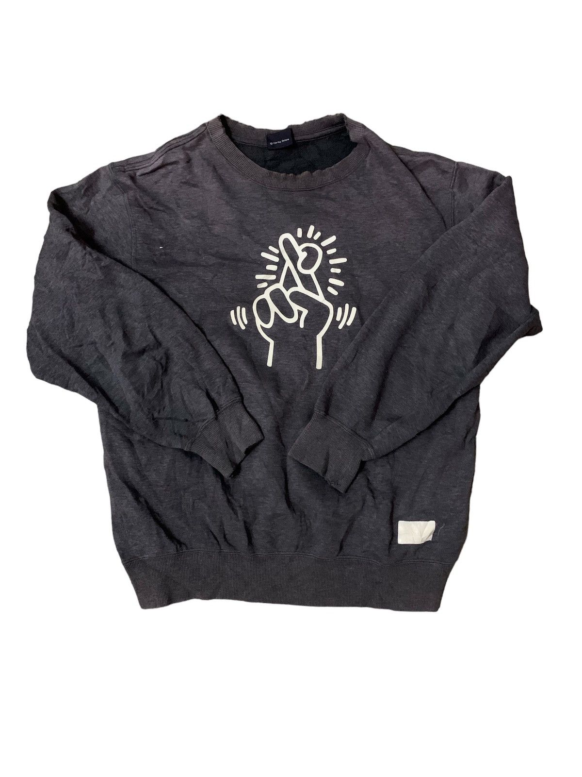 Japanese Brand Keith Haring X Uniqlo Sweatshirt Size US M / EU 48-50 / 2 - 1 Thumbnail