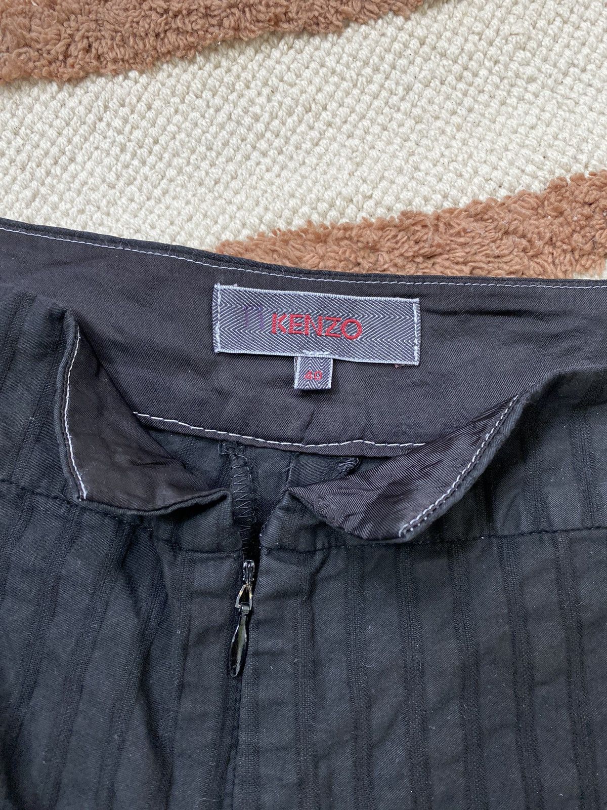 Kenzo VINTAGE KENZO WIDE TROUSERS OVERLAPPED SKIRT Size 27" / US 4 / IT 40 - 7 Thumbnail