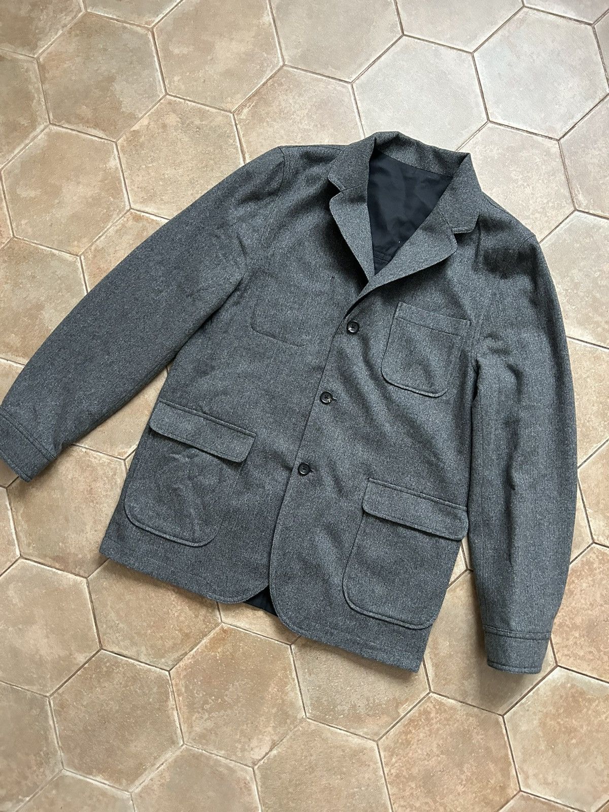 Alfred Dunhill × Designer DUNHILL Cashmere Silk WOOL Made In Japan Blazer Jacket Size US L / EU 52-54 / 3 - 2 Thumbnail