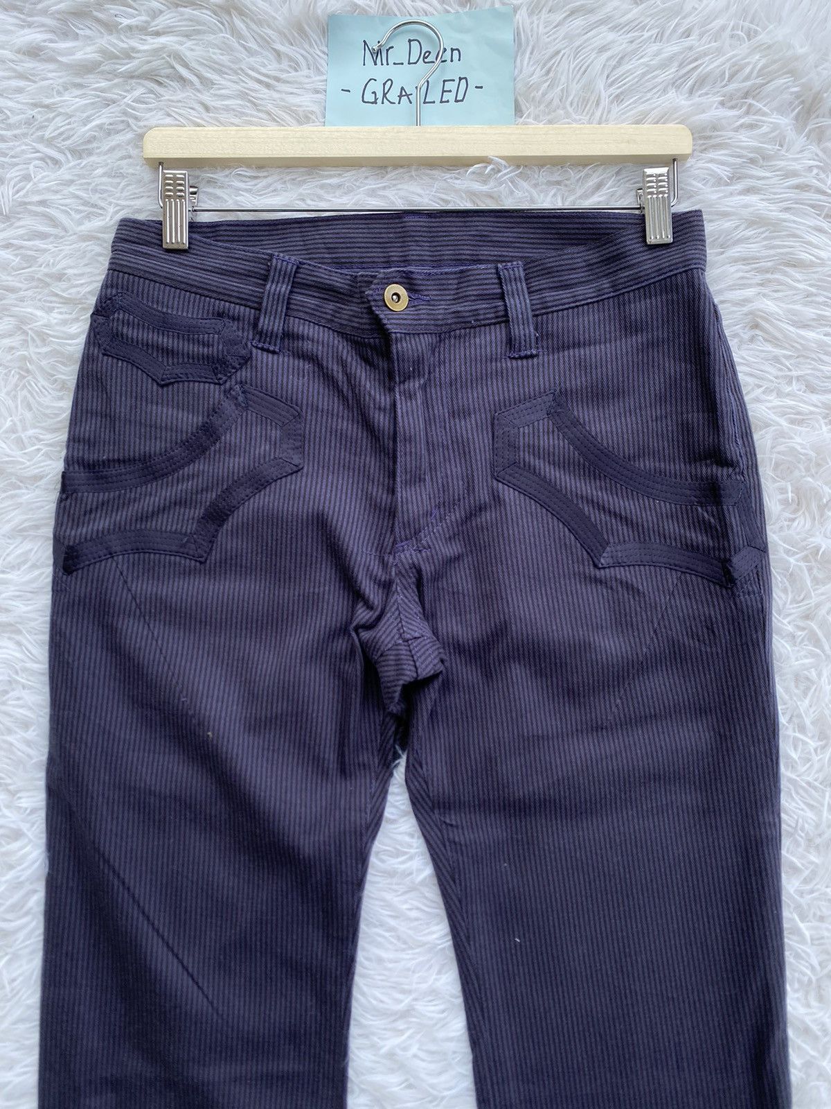 Number (N)ine Rare Vintage Number Nine Stripes Pants Size US 31 - 9 Thumbnail