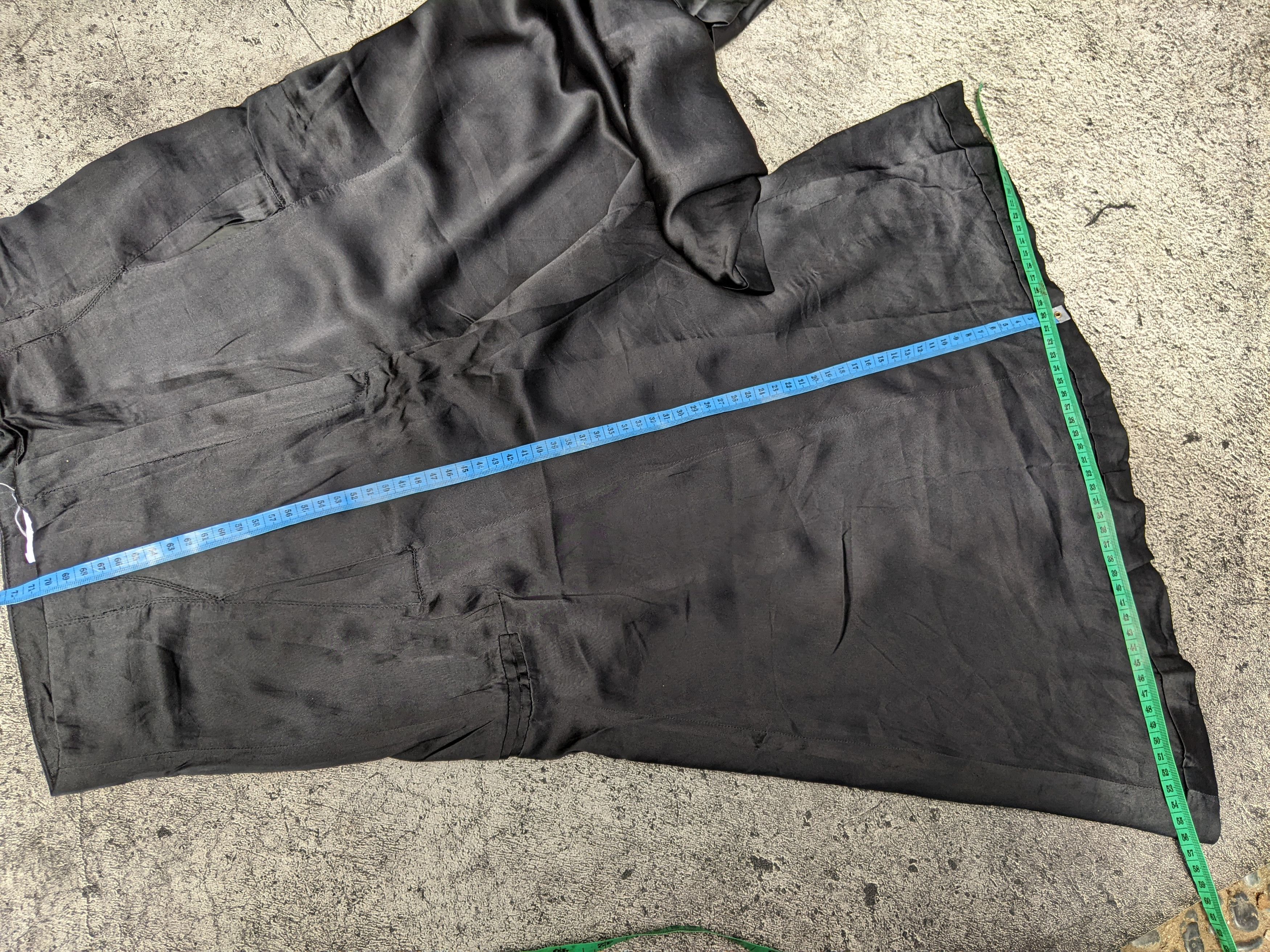 Givenchy Wide Leg Silk Pants Size 27" / US 4 / IT 40 - 4 Thumbnail