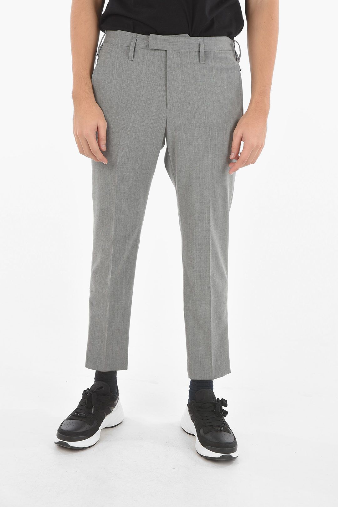 image of Neil Barrett Og1Mm1223 Pant In Gray in Grey, Men's (Size 28)