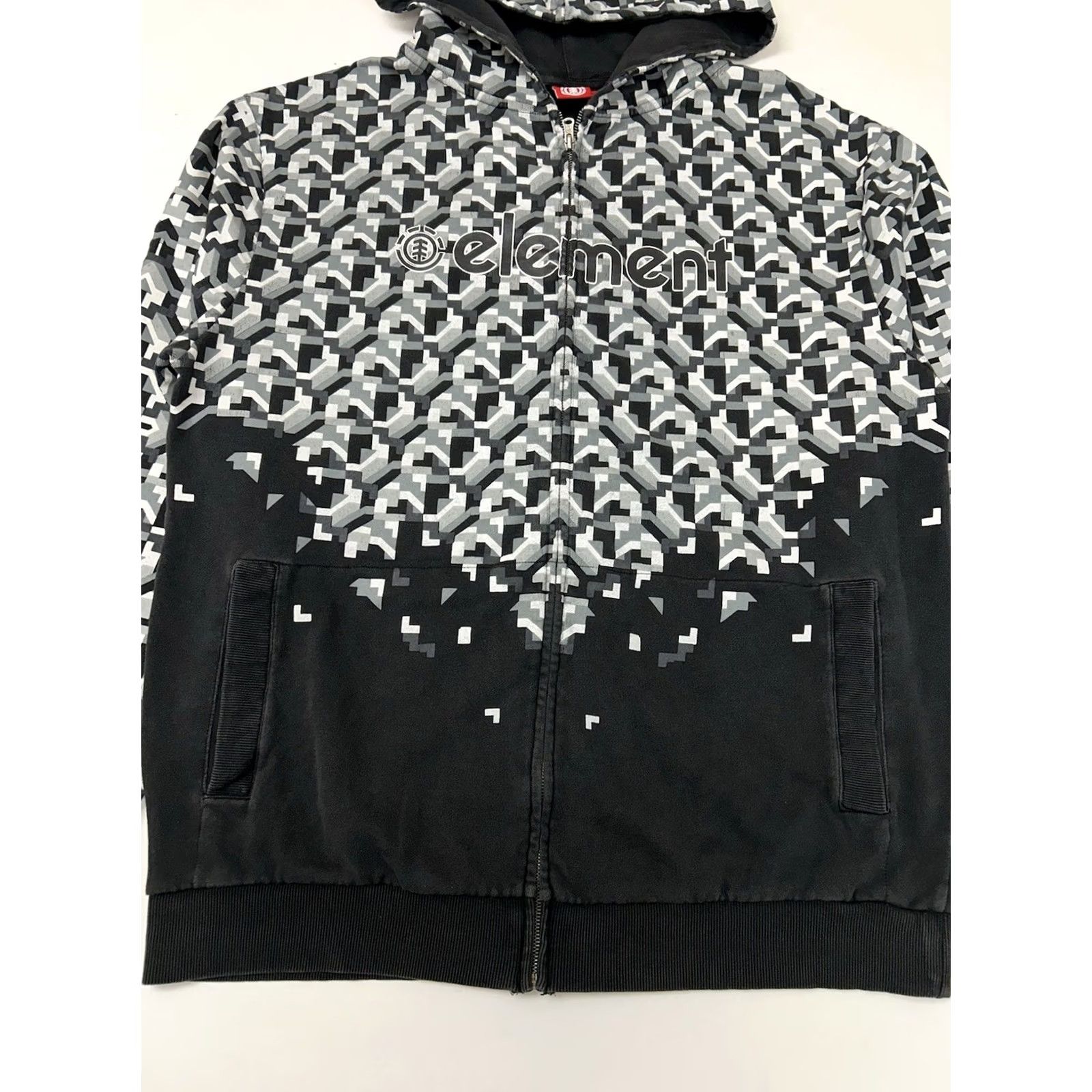 Element VINTAGE Element Skateboards Hoodie Graphic Y2K XL Skate 2000s Zip Black Mens Size US XL / EU 56 / 4 - 7 Thumbnail