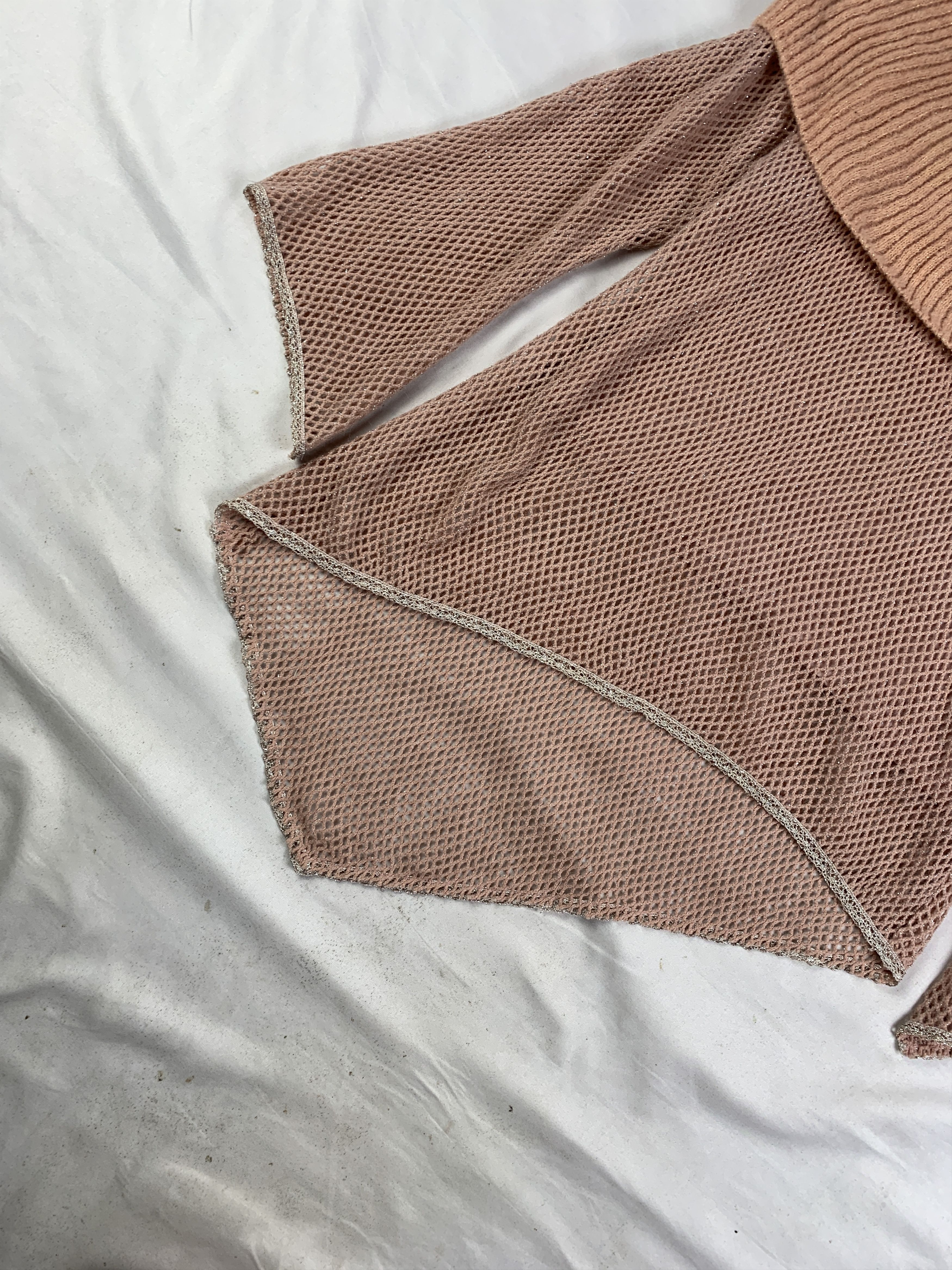 Japanese Brand Tom & Luciana Off Shoulders Asymmetrical Knitted Top (M) Size M / US 6-8 / IT 42-44 - 5 Thumbnail