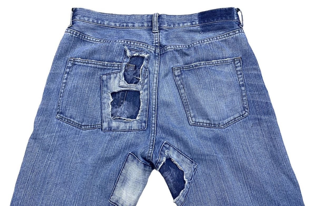 Helmut Lang Exhibitionist Patchwork Jeans Size US 33 - 6 Thumbnail