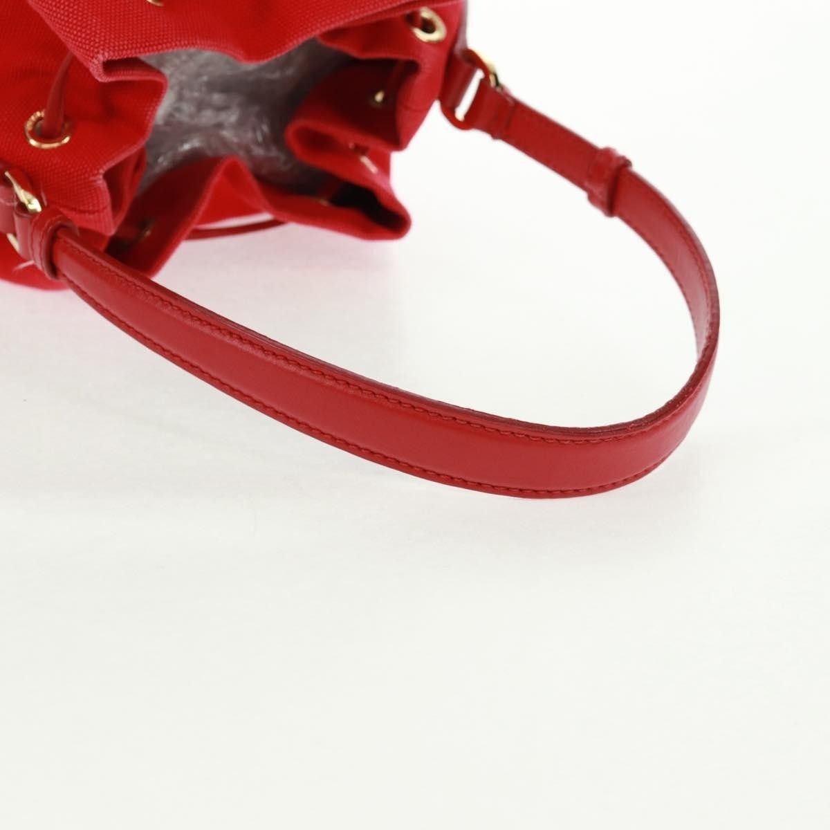 Prada PRADA Shoulder Bag Straw Canvas Beige Red Auth 167958V - Jer Size ONE SIZE - 7 Thumbnail