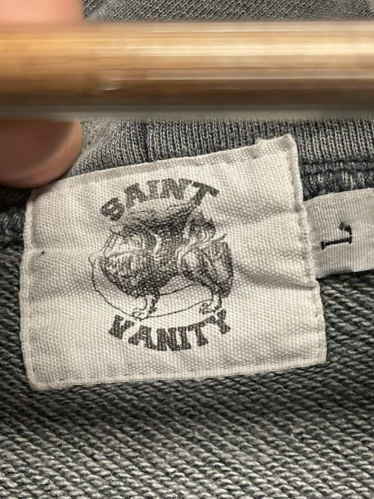 Saint Vanity Size L - Saint Vainty Zip Up Hoodie Grey Buttons Size US L / EU 52-54 / 3 - 9 Thumbnail