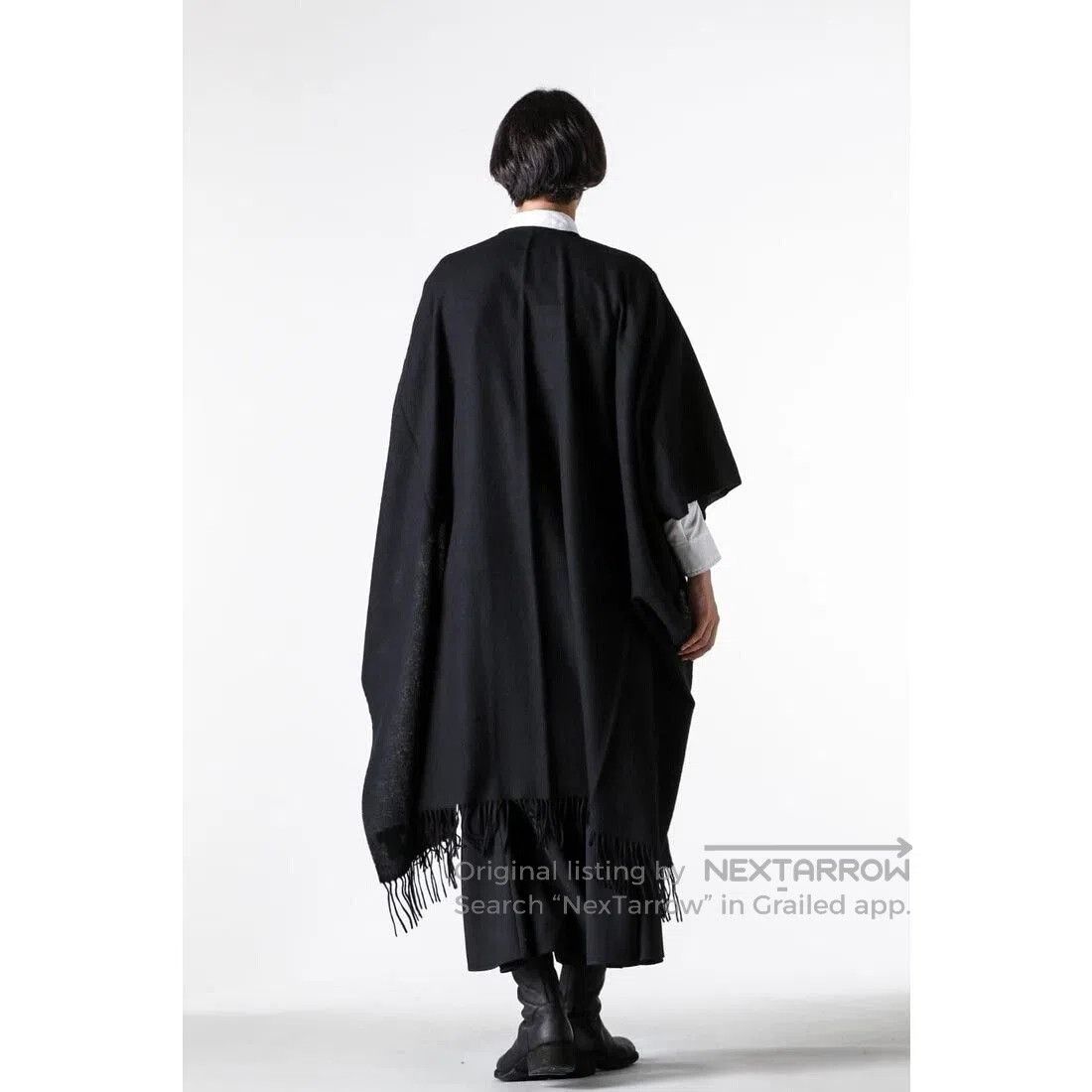 Yohji Yamamoto Yohji Yamamoto Wool Cape Scarf. Size ONE SIZE - 4 Thumbnail