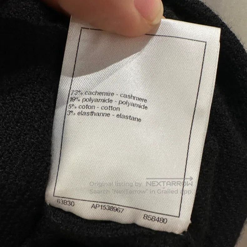Chanel Chanel 24C black and white knitted short-sleeved dress Size XS / US 0-2 / IT 36-38 - 7 Thumbnail