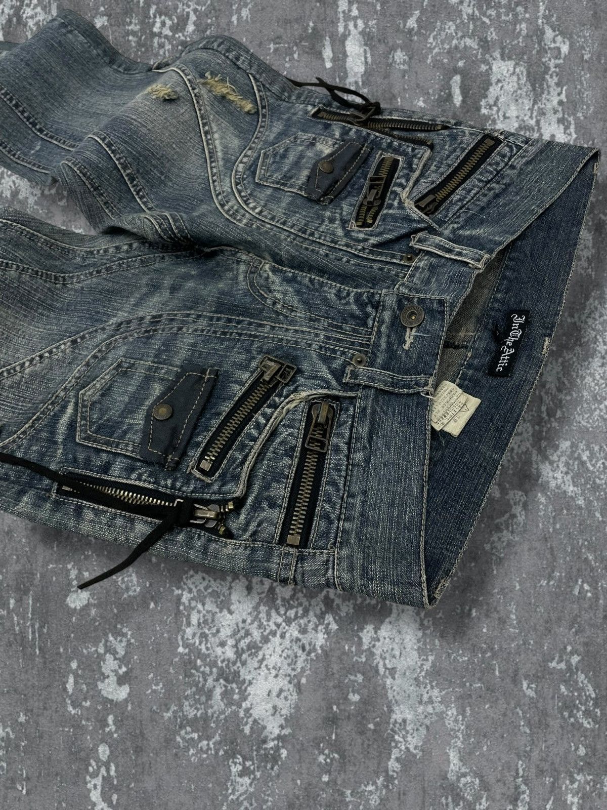 In The Attic Vintage Rare 1990s Japan Designer In The Attic Flared Grunge Size US 30 / EU 46 - 5 Thumbnail