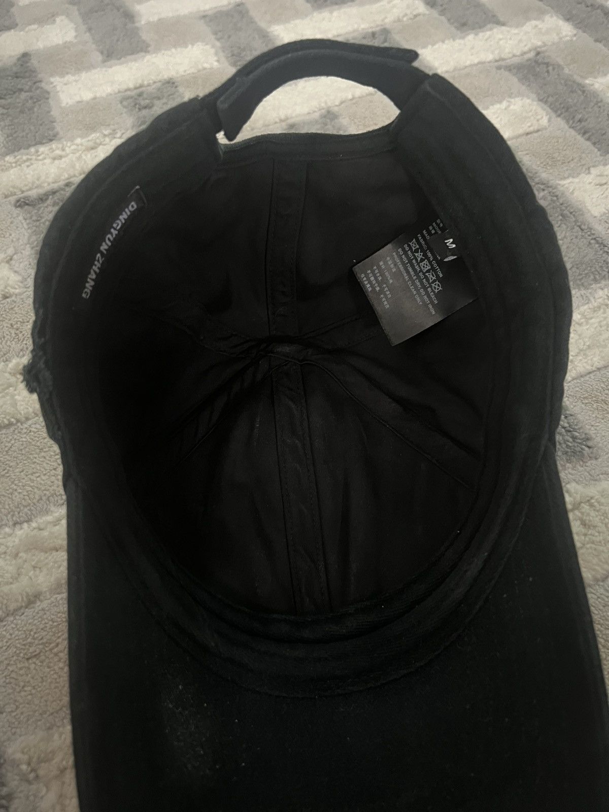 Dingyun Zhang Dingyun Zhang Distressed Hat Size ONE SIZE - 3 Thumbnail