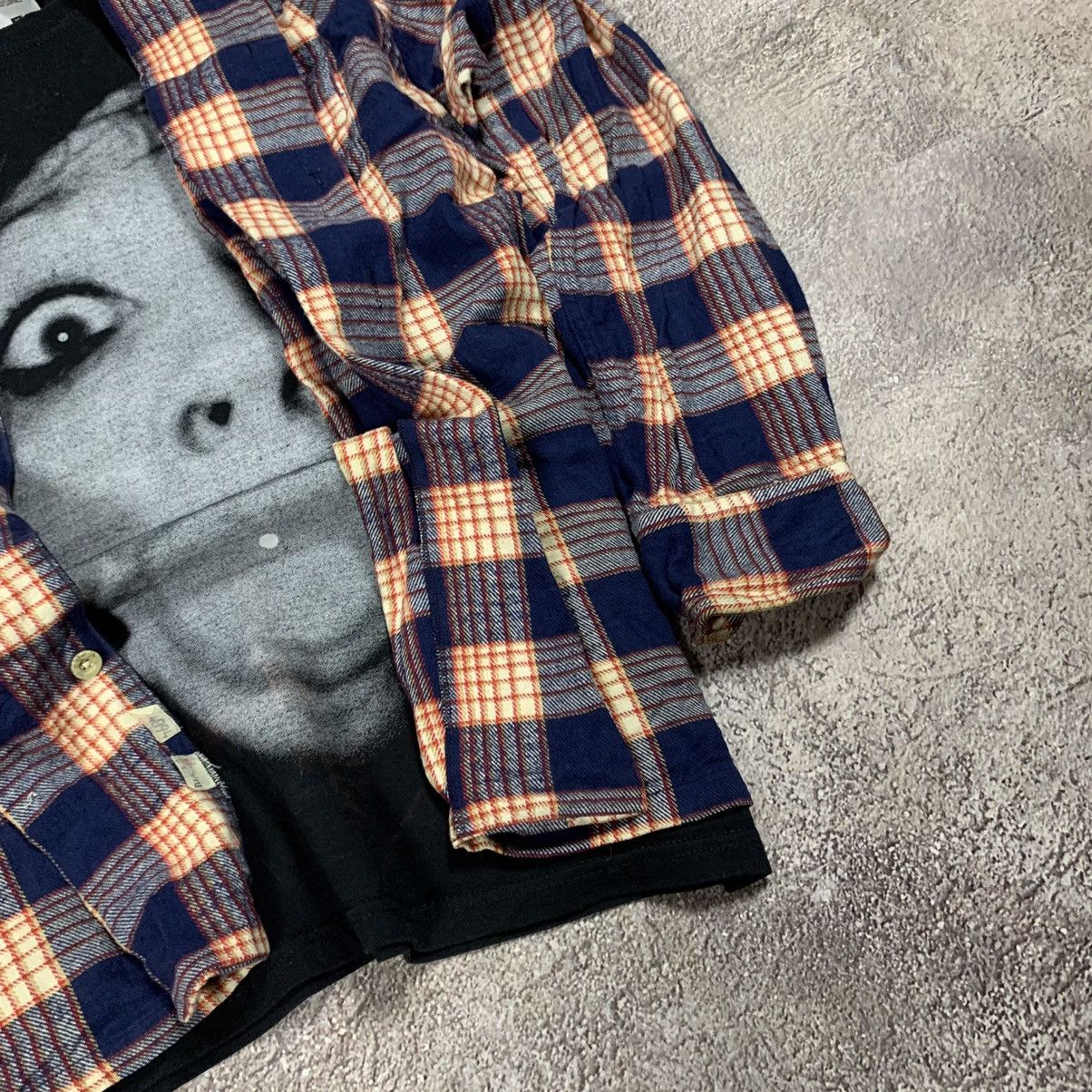 Vintage Vintage 90s Plaid Shirt Horror Movie Graphic Streetwear XL Size US XL / EU 56 / 4 - 3 Thumbnail