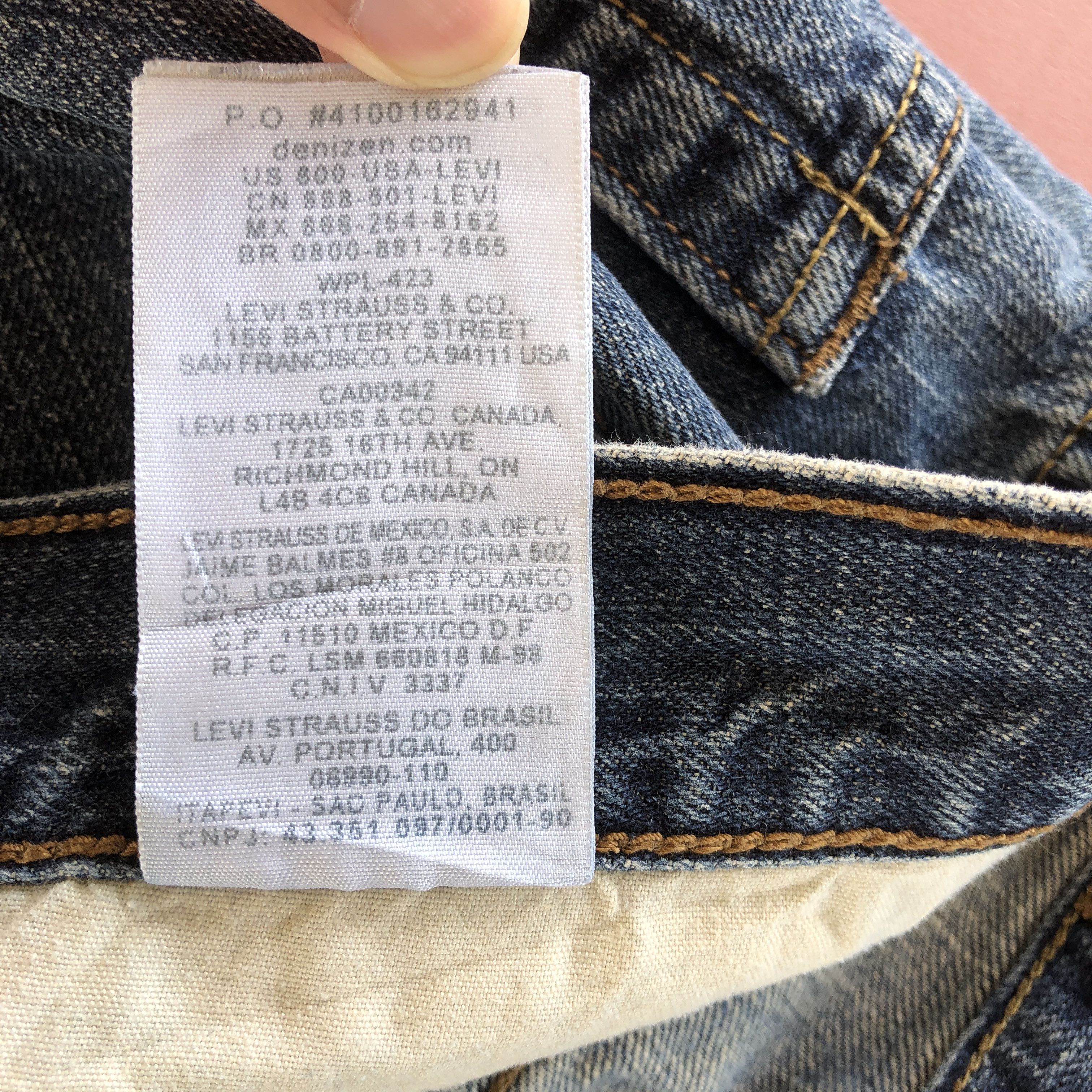 Levi's Vintage Y2K Levis Denizen Faded Jeans Levi's Stonewash Denim Size US 34 / EU 50 - 10 Thumbnail
