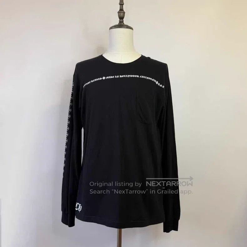 Chrome Hearts CHROME HEARTS Size XL Black cross long sleeve Size US XL / EU 56 / 4 - 1 Thumbnail