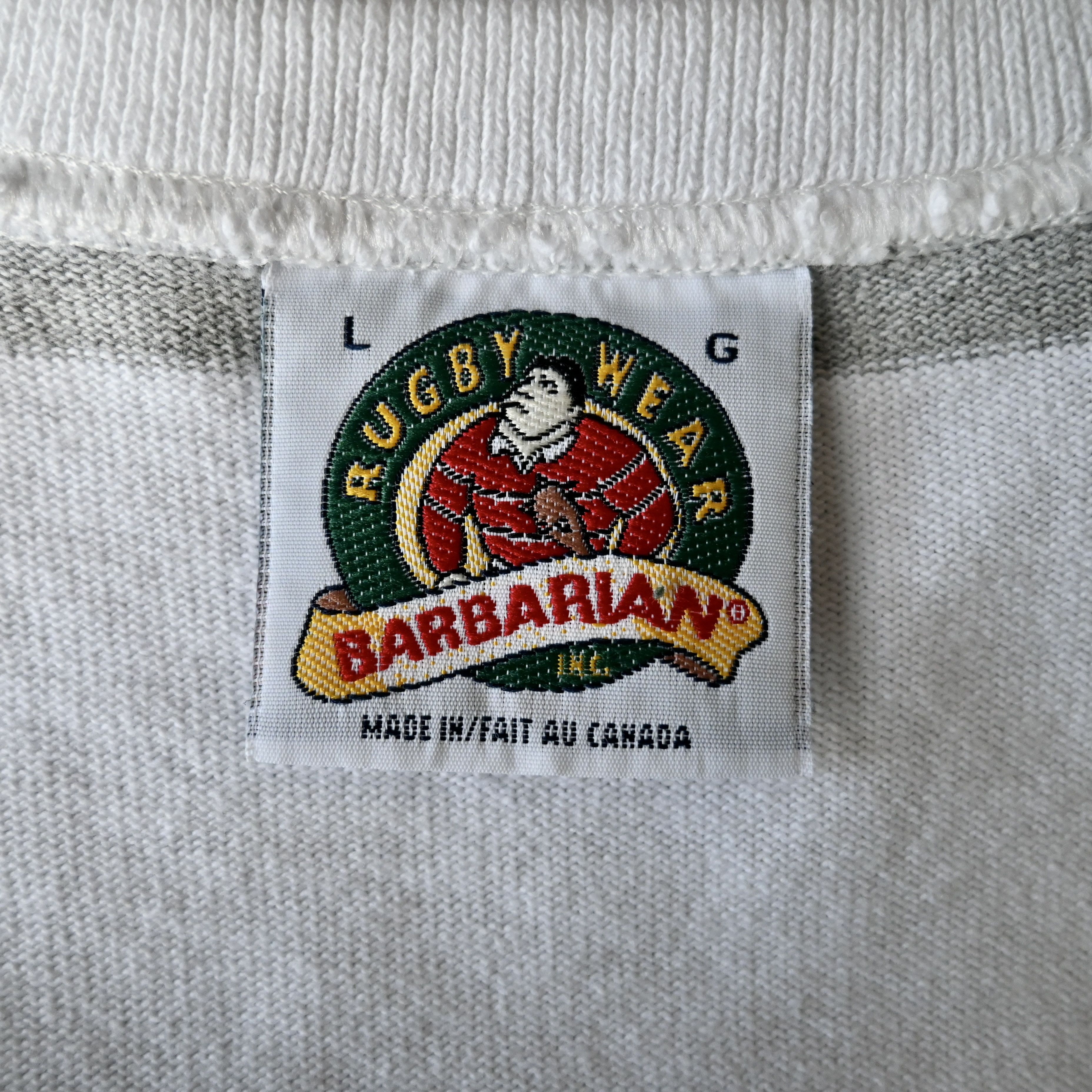 VTG Barbalian heavyweight cotton crewneck rugby shirt