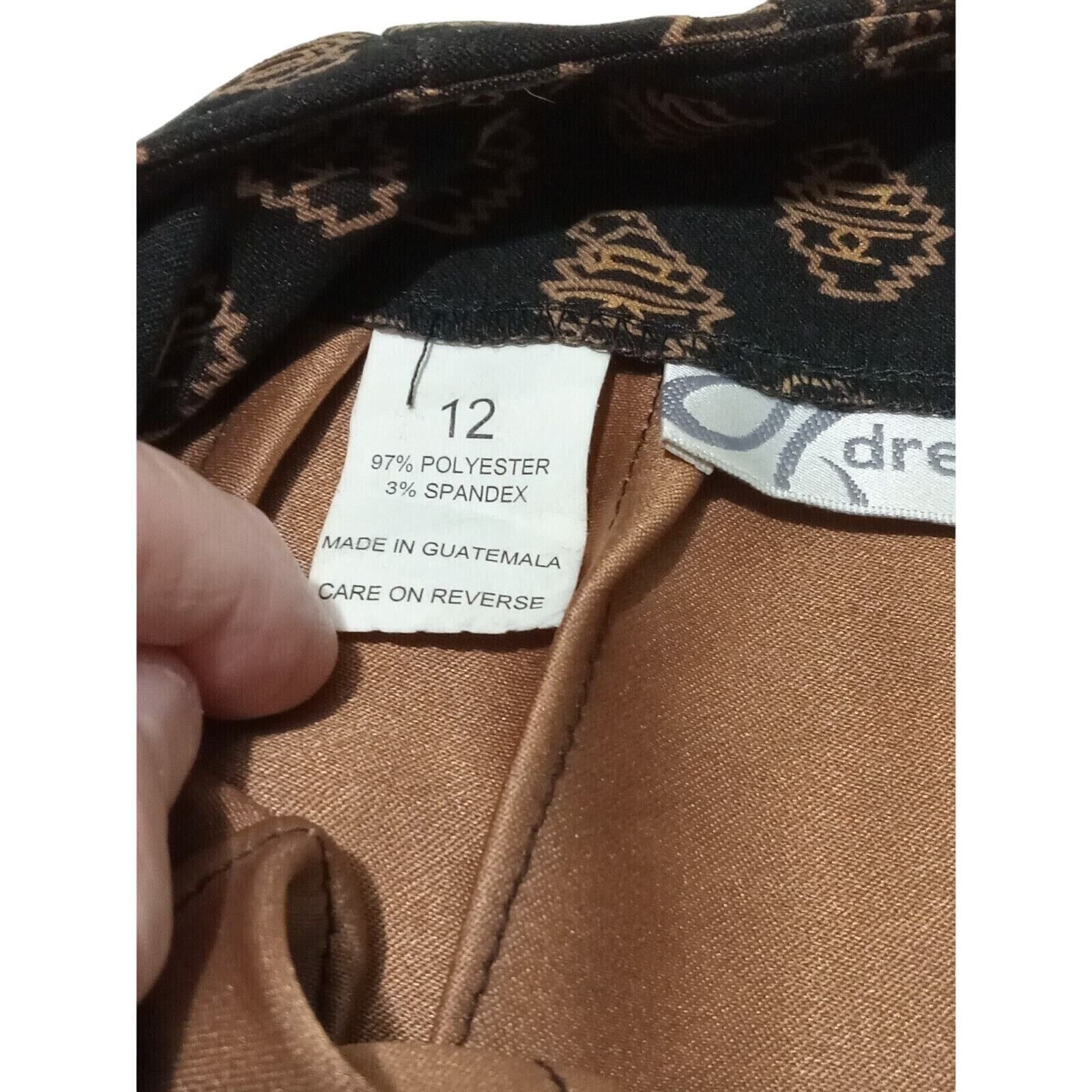 & Other Stories Dressbarn Midi Skirt 12 Women's Pencil Career Black Slit Size 34" / US 12 / IT 48 - 5 Thumbnail