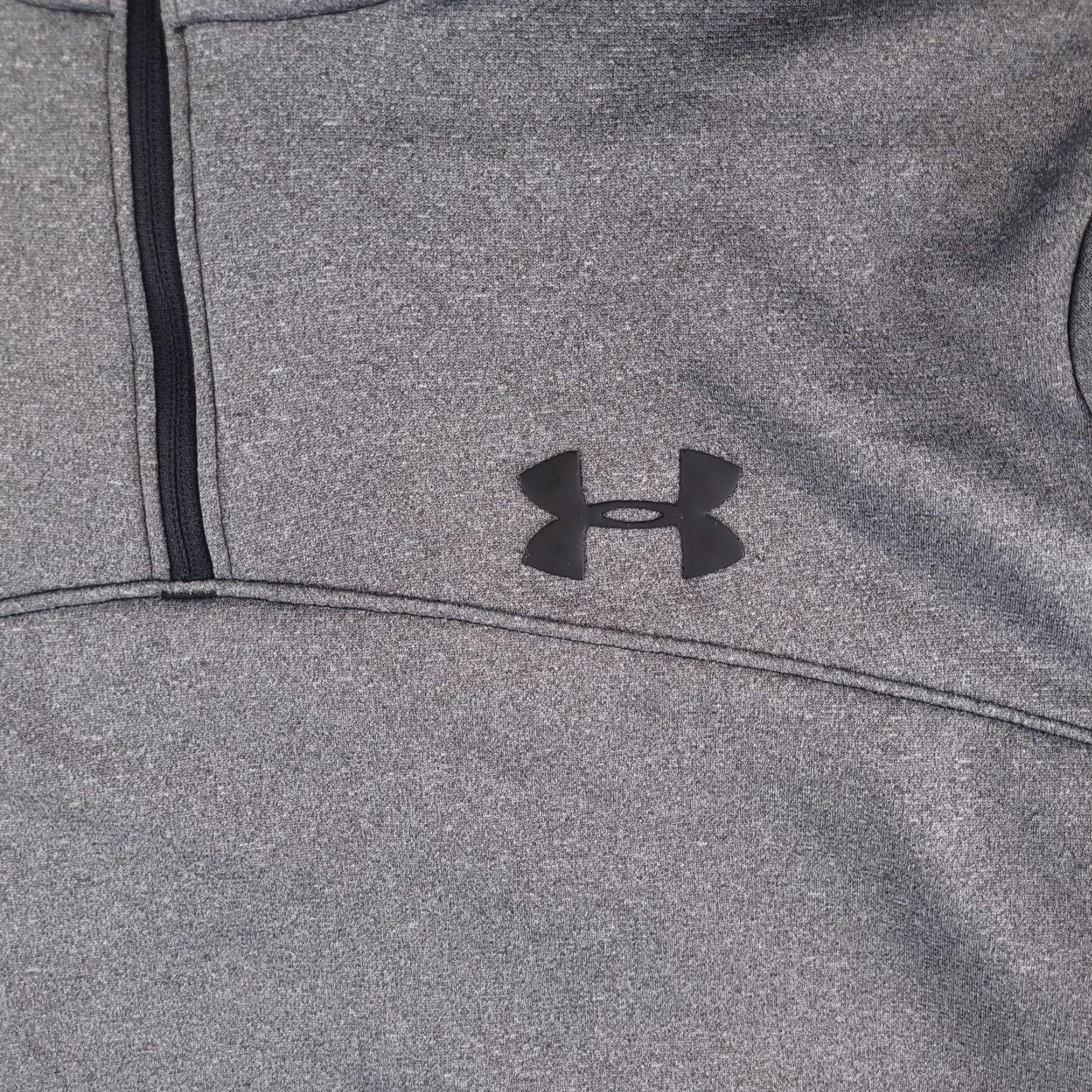 Under Armour Under Armour Sweater Mens Medium Quarter Zip Gray Golf Performance Polyester Pullover 1/4 Zip Logo Regular Size M Gray Mens Golf Under Armour Sweater Size US M / EU 48-50 / 2 - 3 Thumbnail