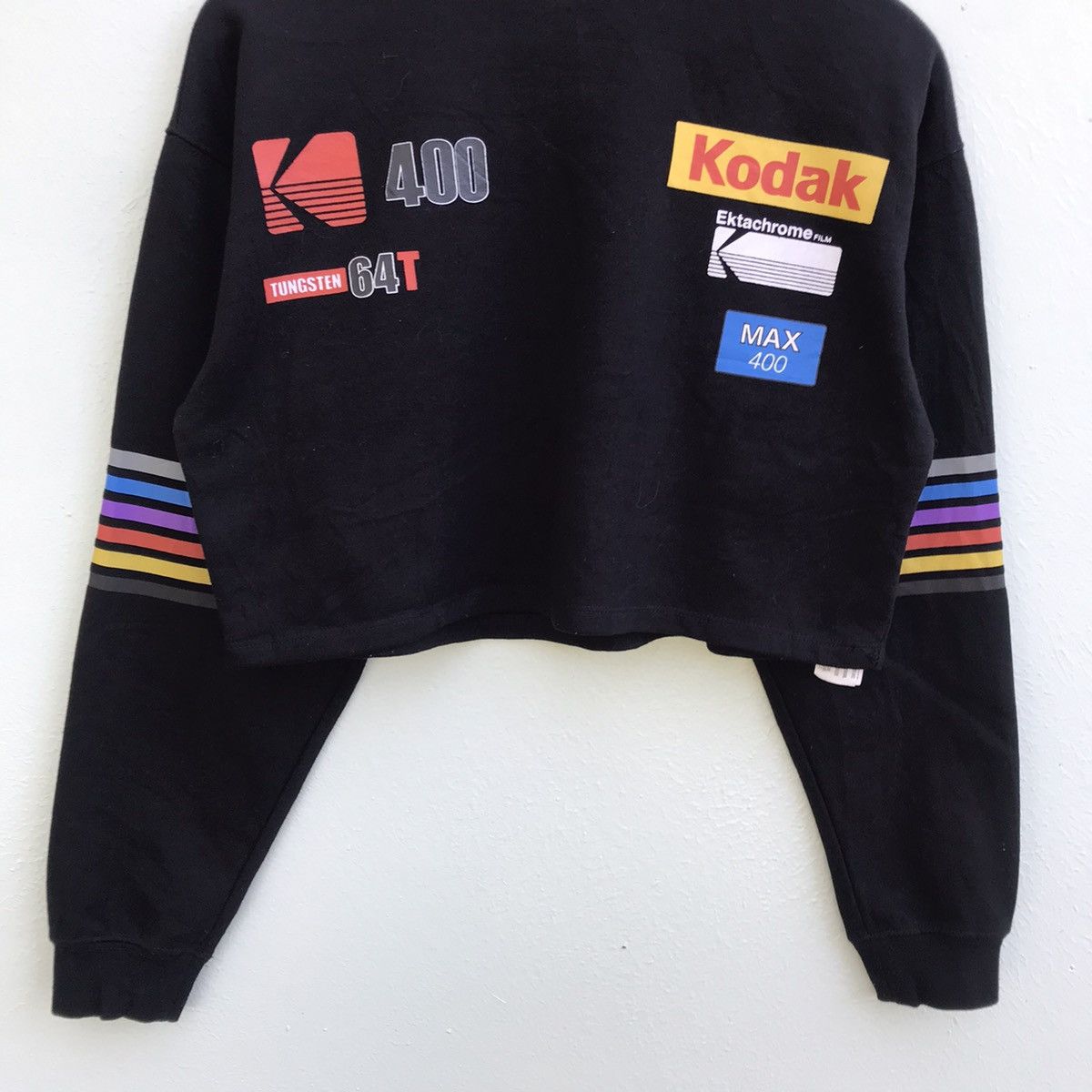 Kodak Kodak Logos and Trademarks CropTop Crewneck Size S / US 4 / IT 40 - 3 Thumbnail