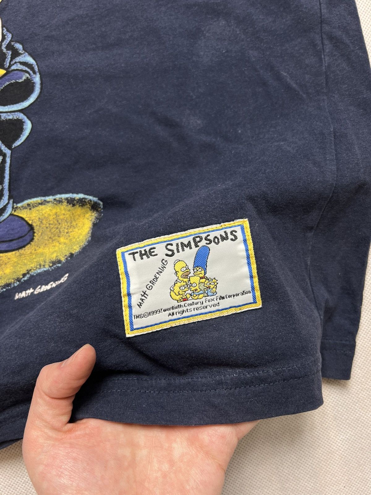 The Simpsons × Vintage Tshirt The Simpsons 1999 Agent Vintage 90’s Size US L / EU 52-54 / 3 - 4 Thumbnail