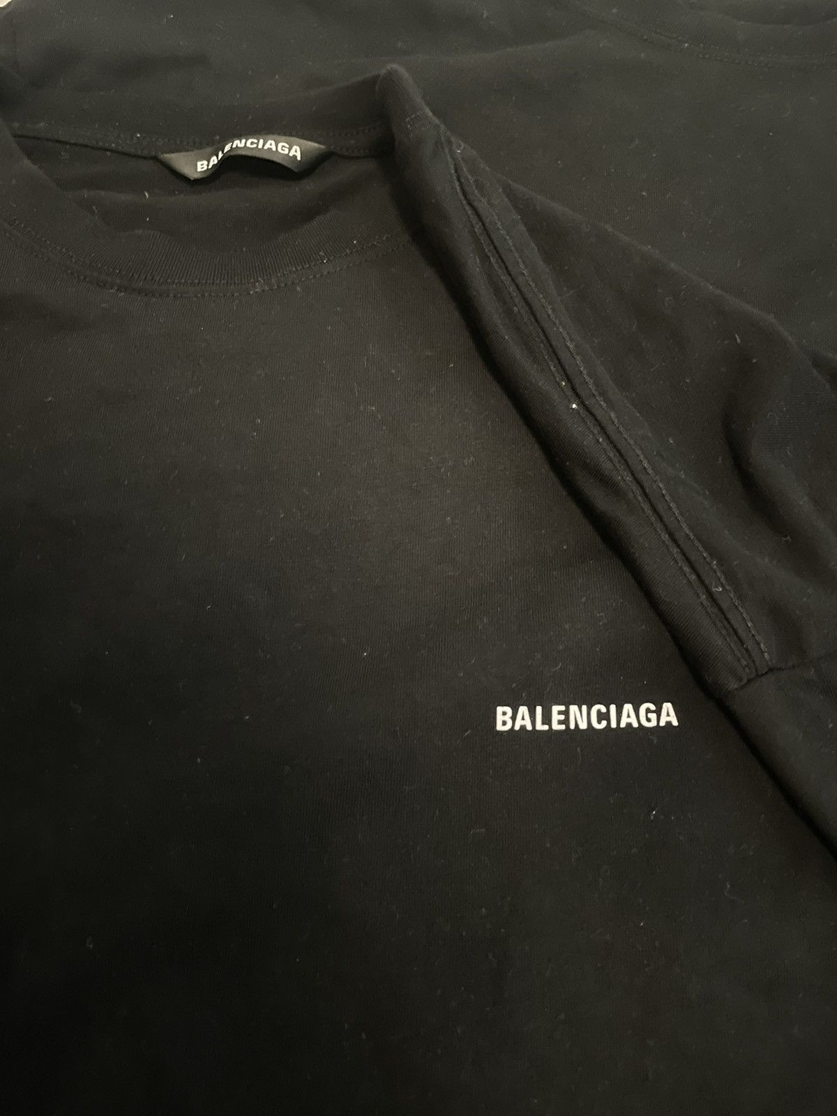 Balenciaga 2x bundle - Balenciaga Logo Tee XL Size US XL / EU 56 / 4 - 5 Thumbnail