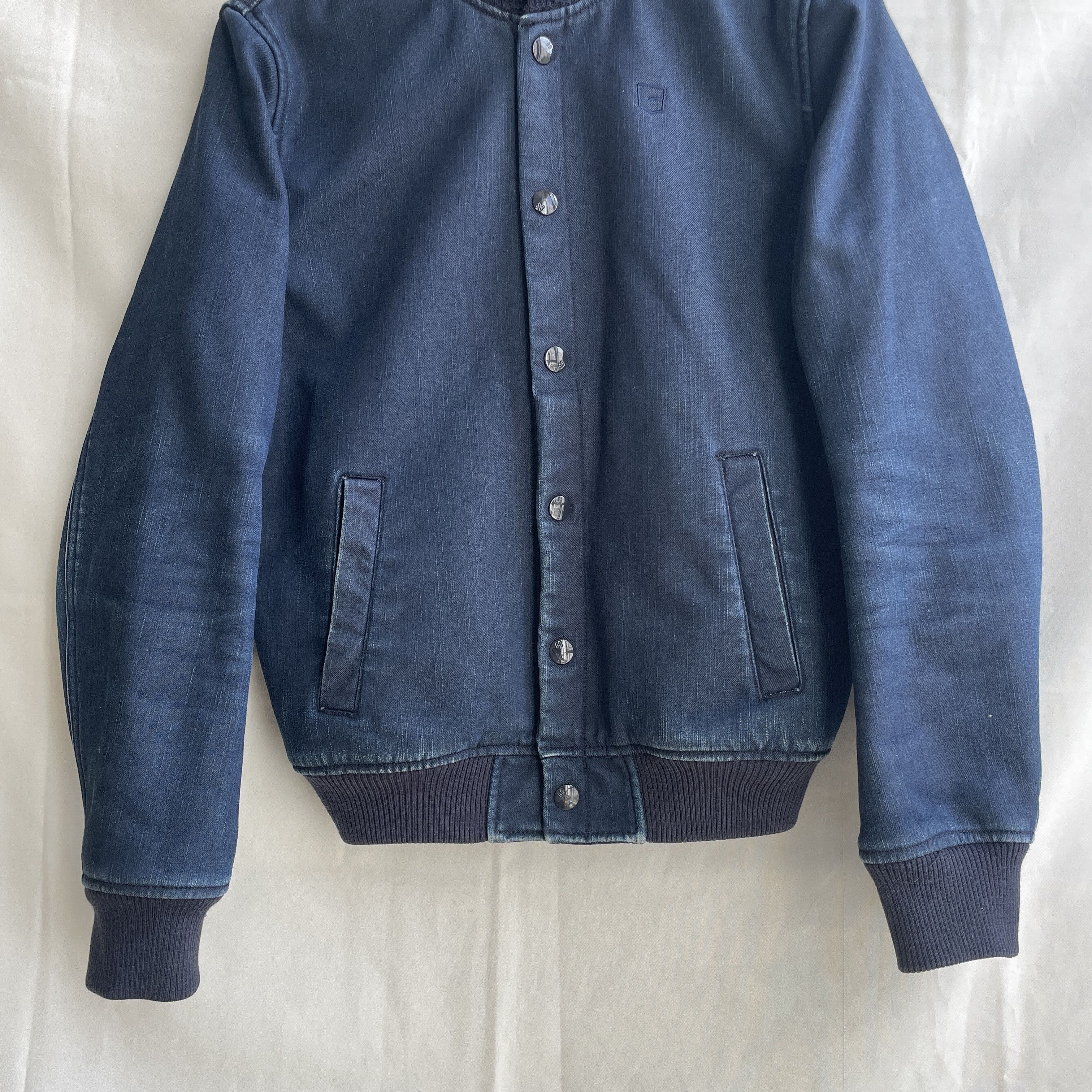 G-Star G-Star Raw Denim Baseball Bomber Jacket Size M Size US M / EU 48-50 / 2 - 4 Thumbnail