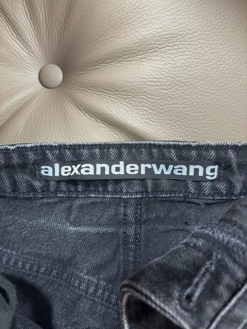 Alexander Wang Alexanderwang Denim Shorts- Size 23" - 3 Thumbnail