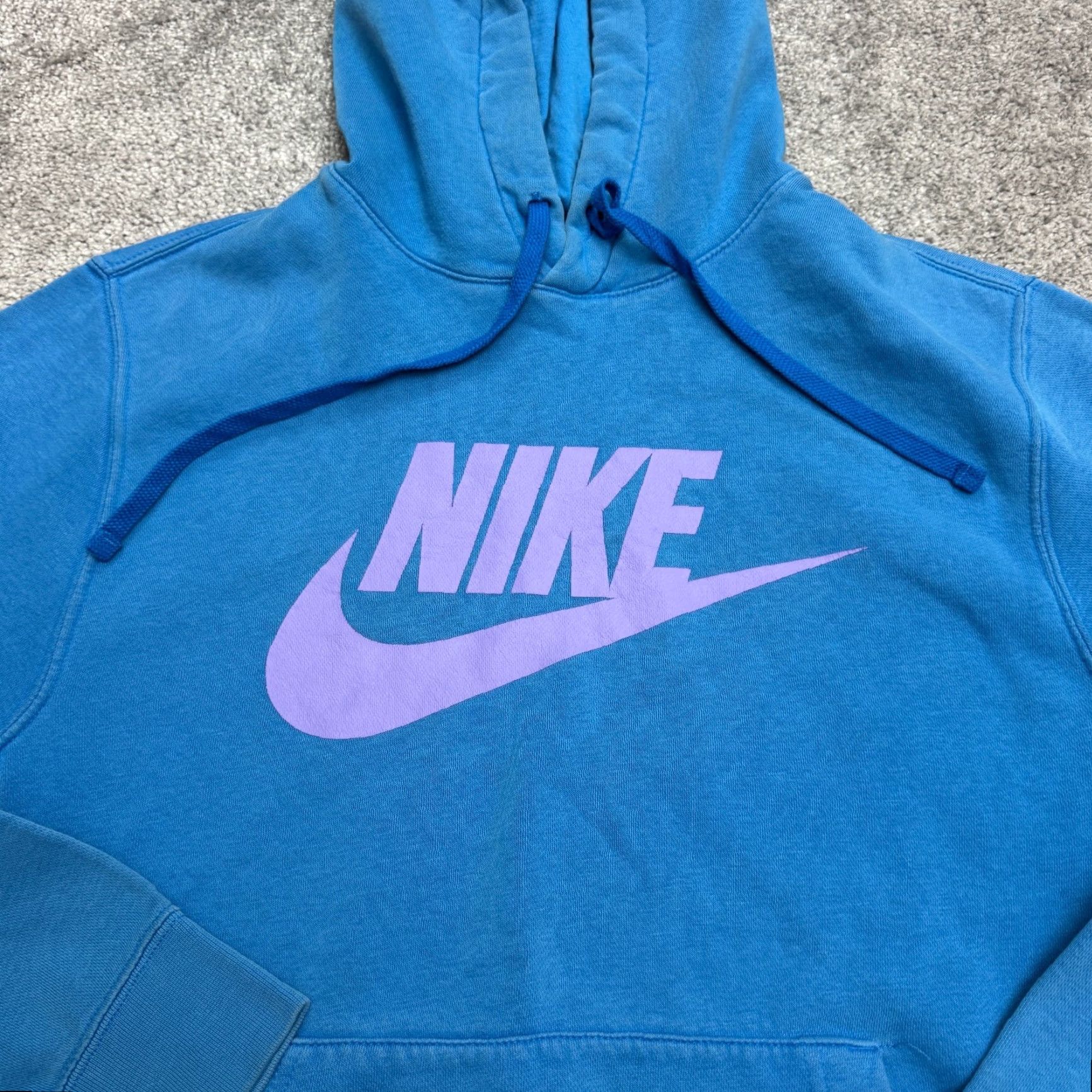 Nike Nike Sportswear Club Fleece Graphic Hoodie Pullover Sweatshirt Mens Small Blue Size US S / EU 44-46 / 1 - 3 Thumbnail