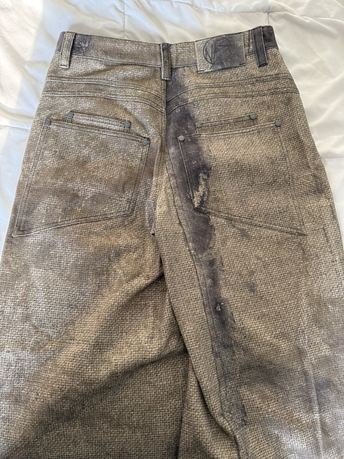 No Faith Studios NFS No faith Studios Printed Denim | Grailed