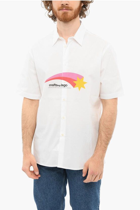 image of Msftsrep Printed Short Sleeved Shirt, Men's (Size Large)