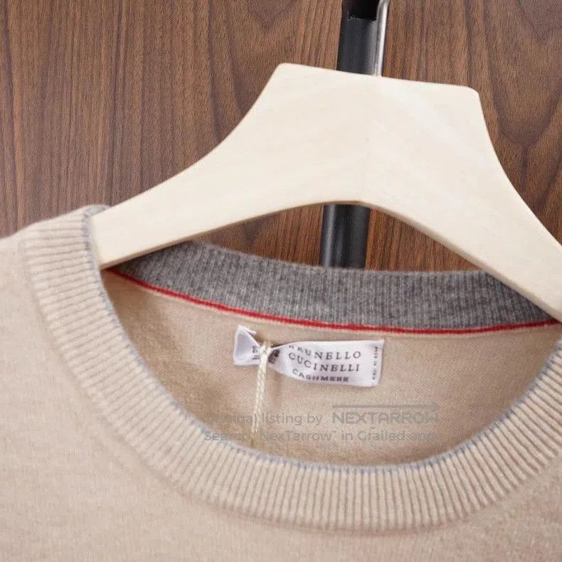 Brunello Cucinelli Brunello Cucinelli Cashmere Crewneck Sweater. Size US L / EU 52-54 / 3 - 6 Thumbnail