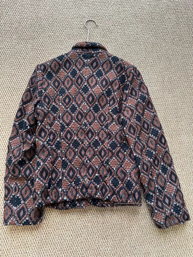 Comme des Garcons Comme Des Garcons Retro geometric jacquard short coat Size S / US 4 / IT 40 - 7 Thumbnail
