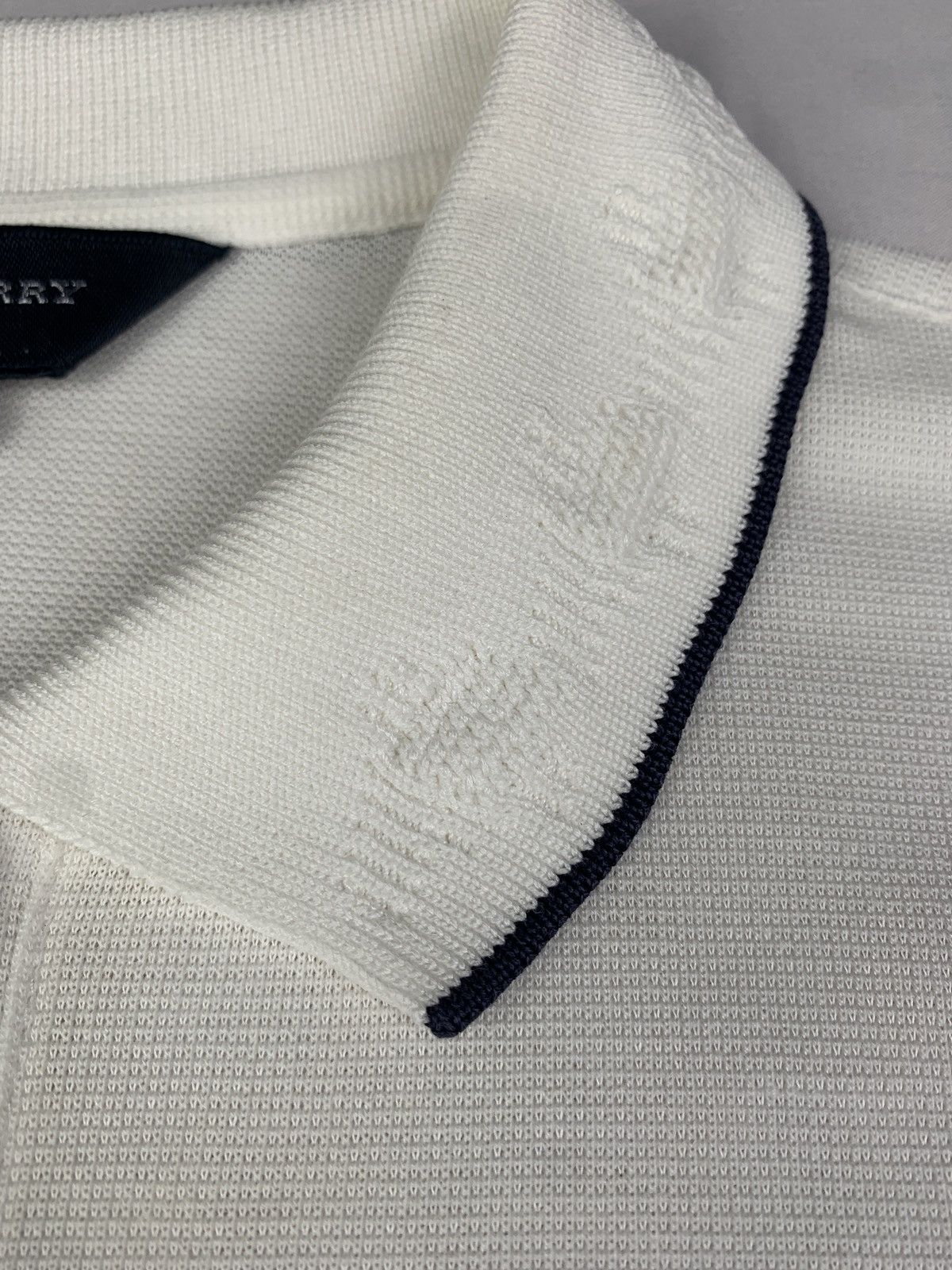 Burberry Burberry Golf England White Spell Out Longsleeve Polo Shirt Size M / US 6-8 / IT 42-44 - 8 Thumbnail