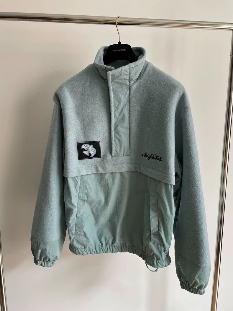Louis Vuitton Louis Vuitton Blue Half Zip Pigeon Jacket 2501-Nextarrow Size US M / EU 48-50 / 2 - 1 Thumbnail