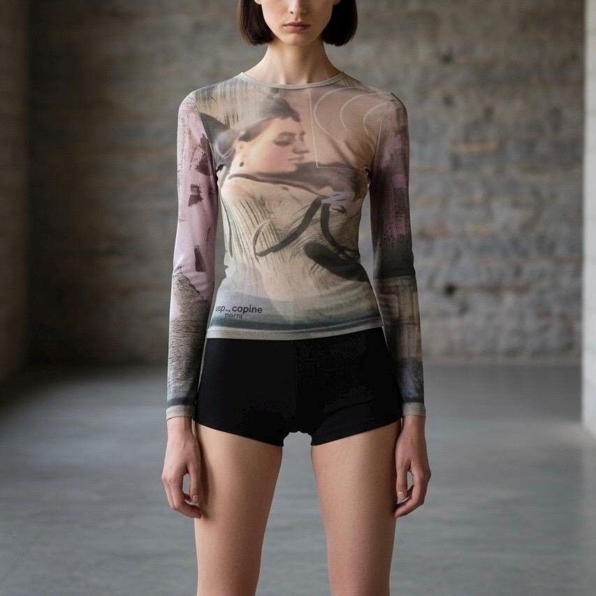 Mesh Top Cop Copine | Grailed