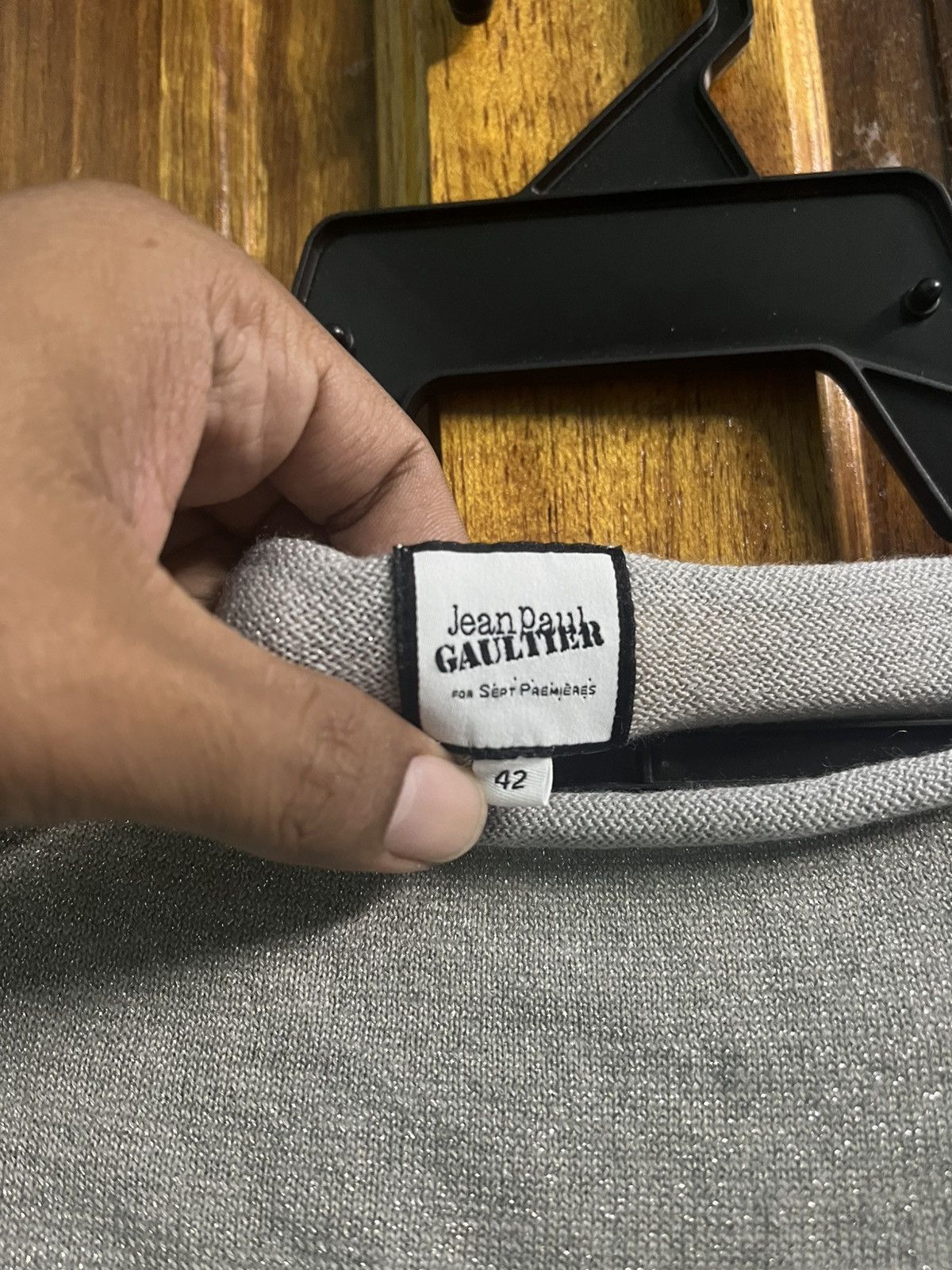 Jean Paul Gaultier Rare Jean Paul Gaultier Striped Knit Lamè Wool Size M / US 6-8 / IT 42-44 - 3 Thumbnail