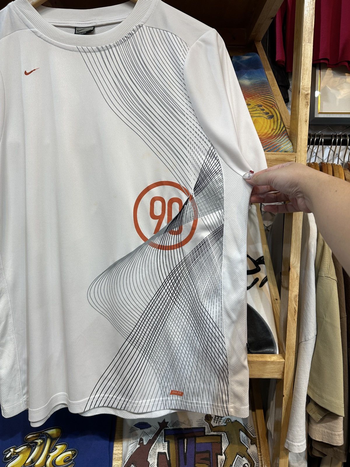 Nike Vintage Nike Total 90 Training Jersey Size US L / EU 52-54 / 3 - 3 Thumbnail