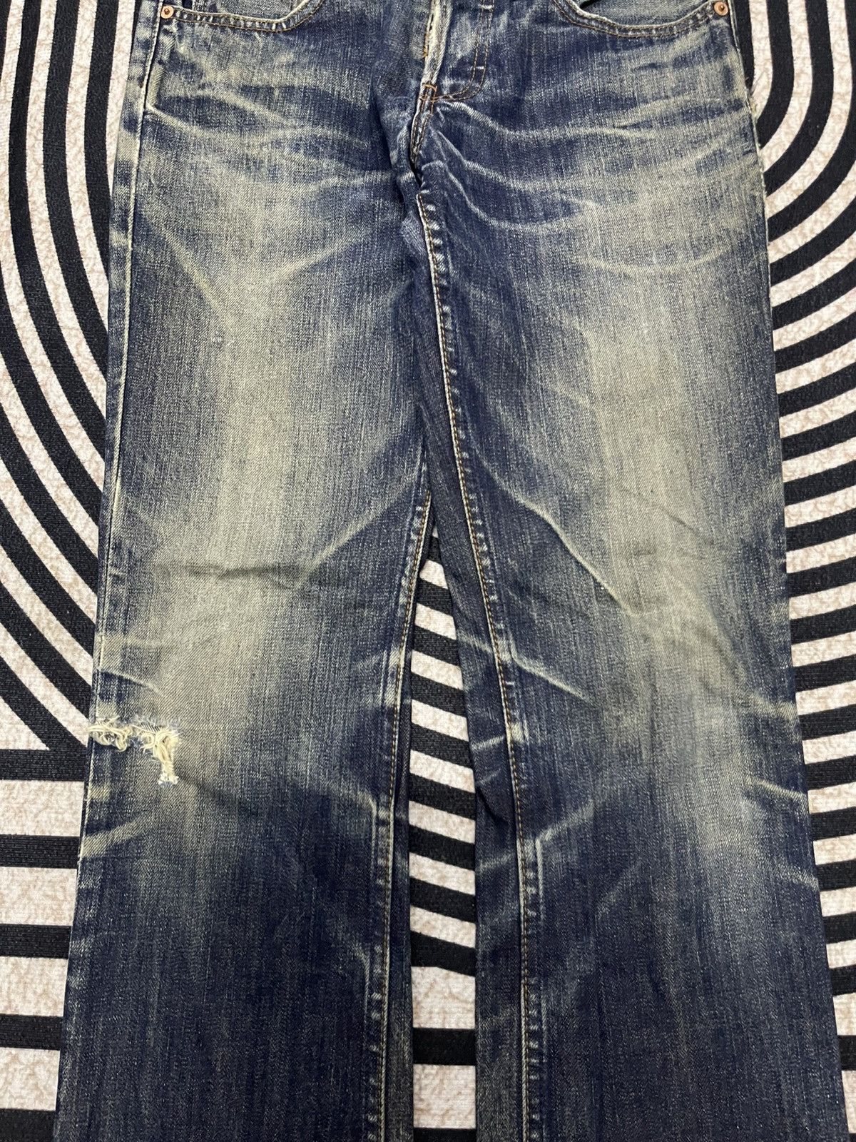 Levi's Vintage Clothing VINTAGE 90s LEVIS WASHABLE DISTRESSED JEANS NICE DESIGN Size 28" / US 6 / IT 42 - 5 Thumbnail