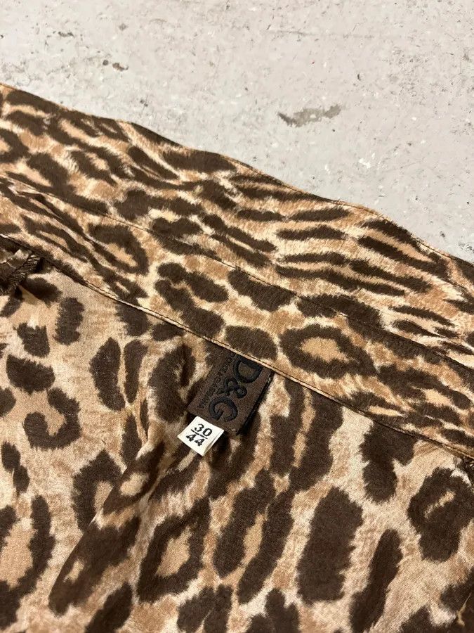 Dolce & Gabbana 2000s Dolce & Gabbana Leopard Glamour Shirt Size M / US 6-8 / IT 42-44 - 10 Thumbnail