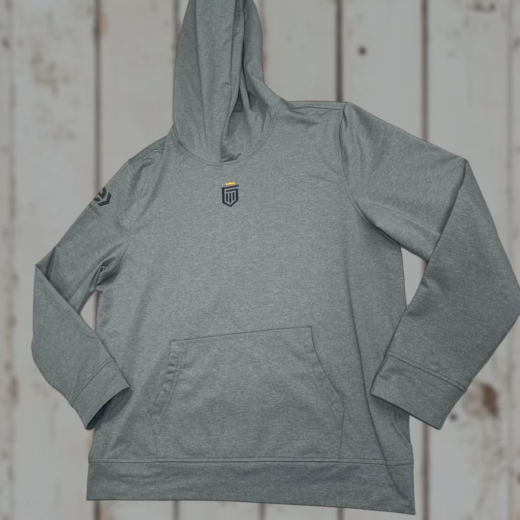 Vintage Greatness Wins Core Tech Hoodie Mens XL Gray Performance Stretch Excelbbal Logo Size US XL / EU 56 / 4 - 1 Thumbnail