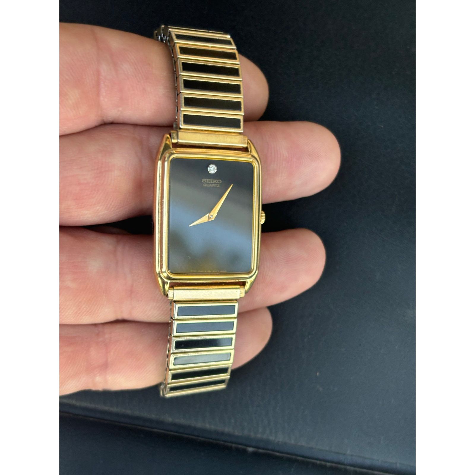 Seiko Vintage Seiko Diamond 5Y30-5D59 2-Tone Men’s Watch! Size ONE SIZE - 5 Thumbnail