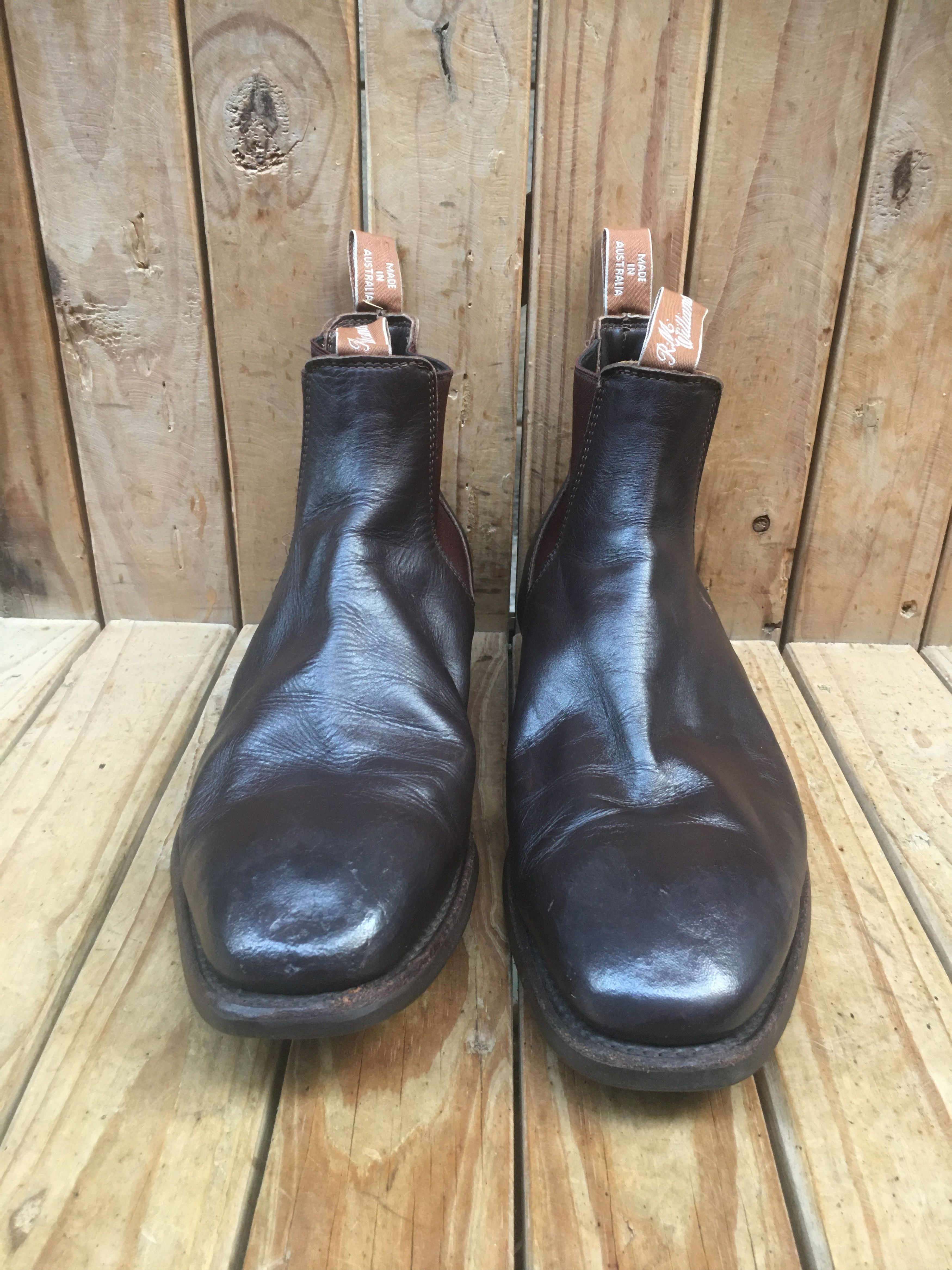 R.M. Williams R.M.Williams Brown leather Australian Men Boots Sz UK 10.5 H Size US 11.5 / EU 44-45 - 20 Thumbnail