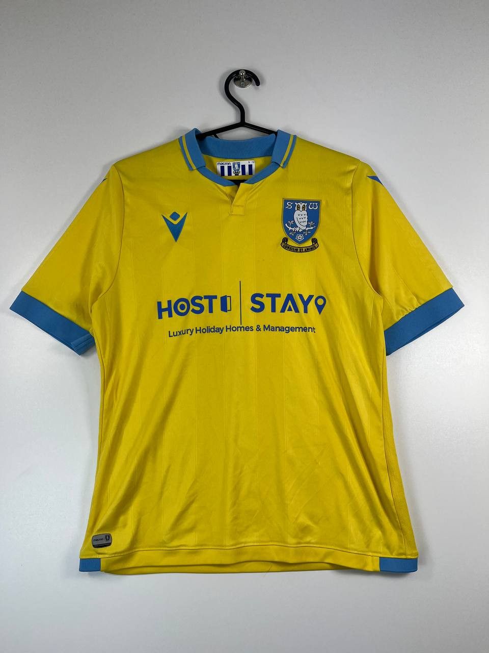 Macron Sheffield Wednesday 2023 Away Shirt Macron Yellow Size S Size US S / EU 44-46 / 1 - 1 Thumbnail