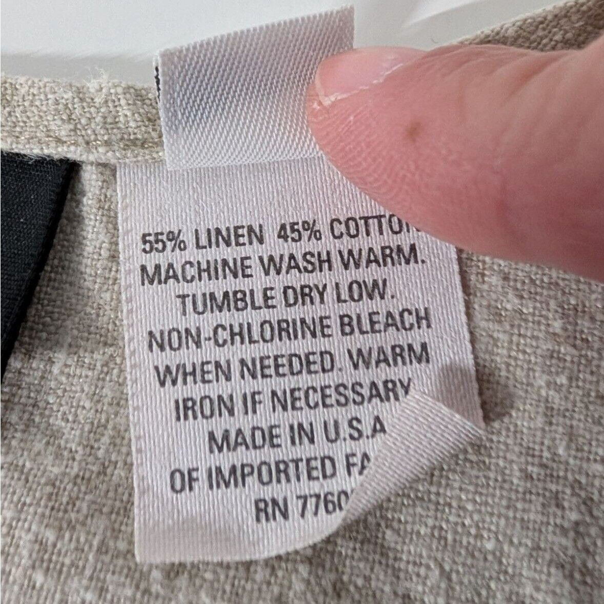 Designer J Peterman Linen Blend Midi Dress Womens Size Medium Beige Size M / US 6-8 / IT 42-44 - 8 Thumbnail